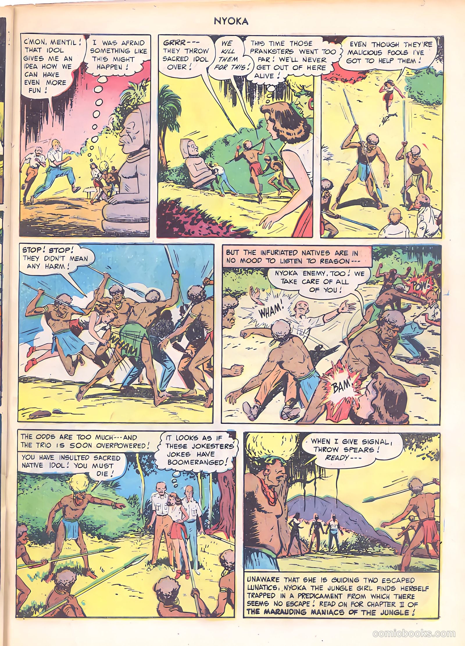 Nyoka the Jungle Girl #34 (1949) — page 31 of 52