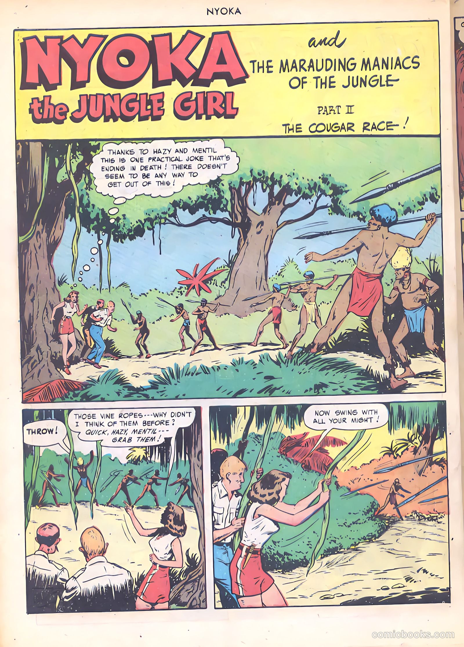 Nyoka the Jungle Girl #34 (1949) — page 34 of 52