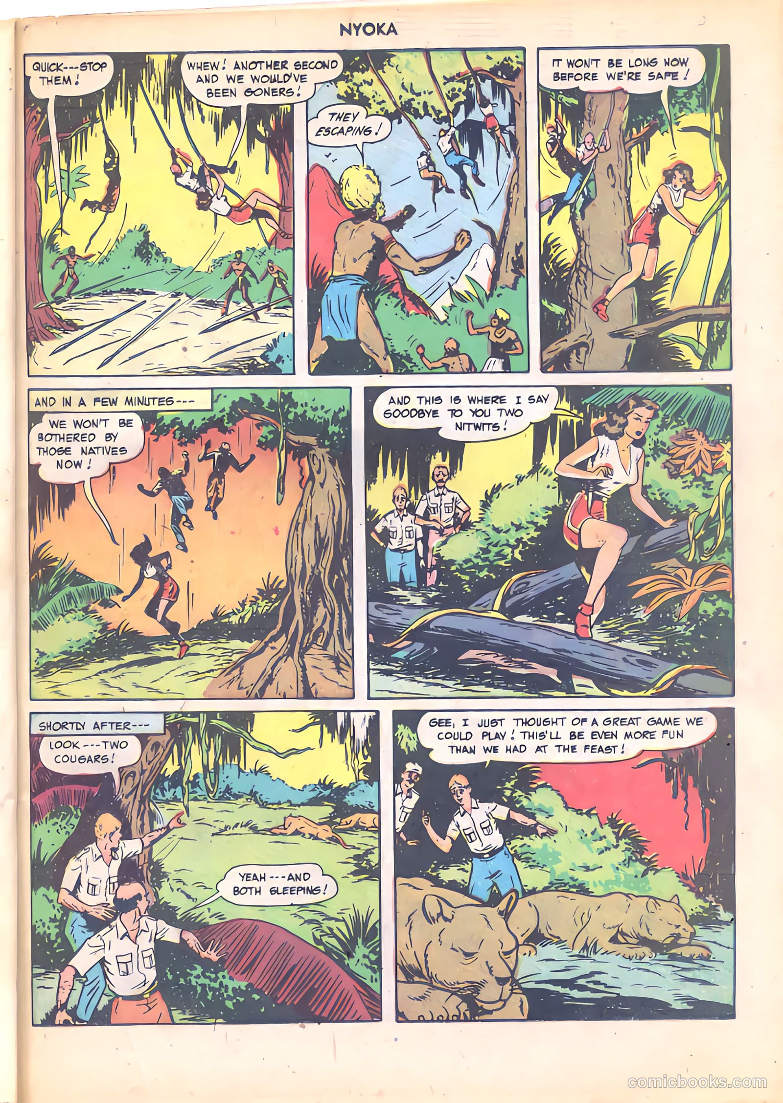 Nyoka the Jungle Girl #34 (1949) — page 35 of 52