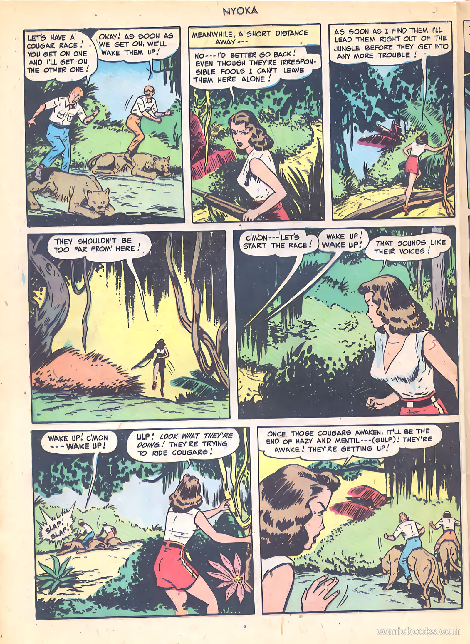 Nyoka the Jungle Girl #34 (1949) — page 36 of 52