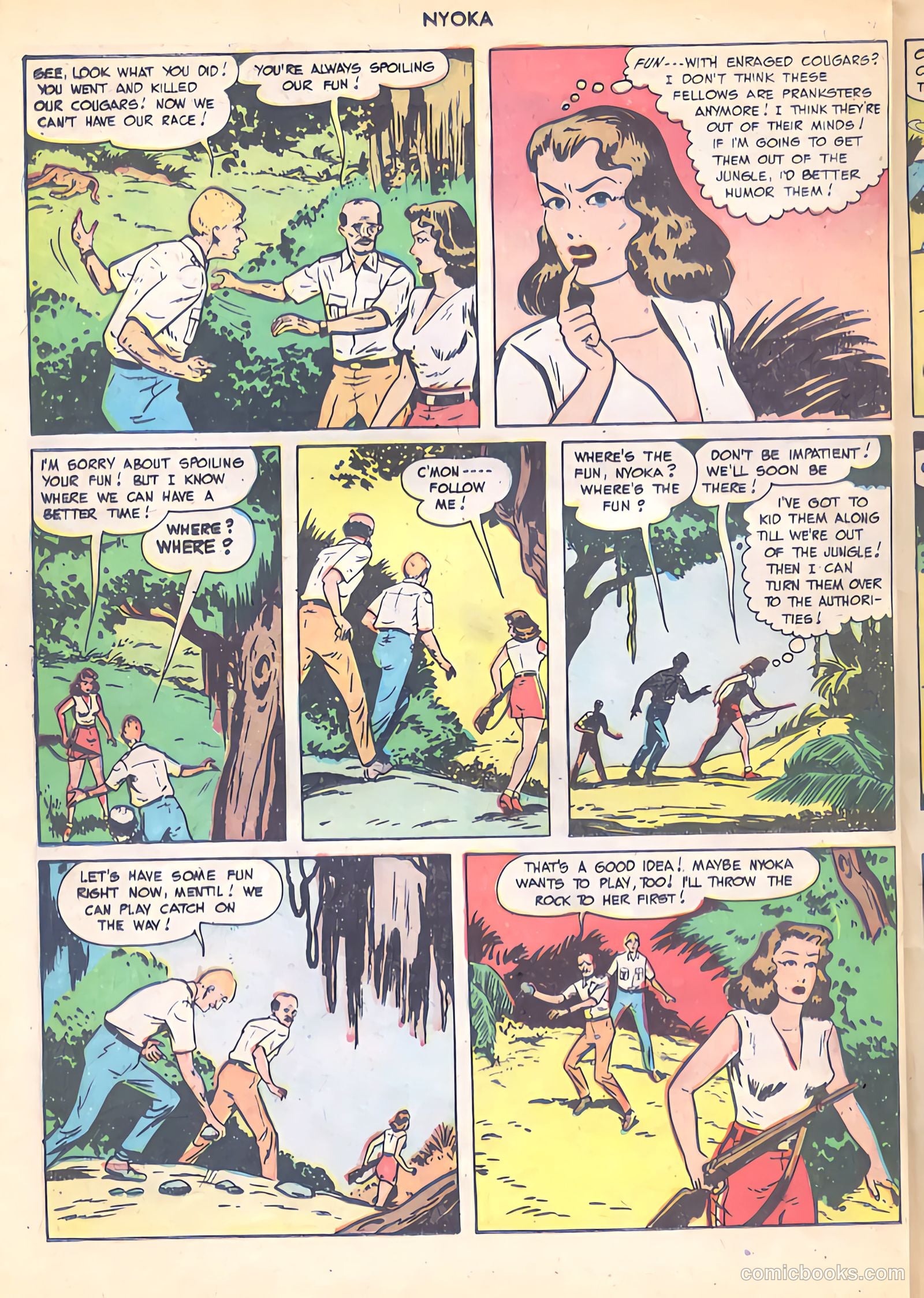 Nyoka the Jungle Girl #34 (1949) — page 38 of 52