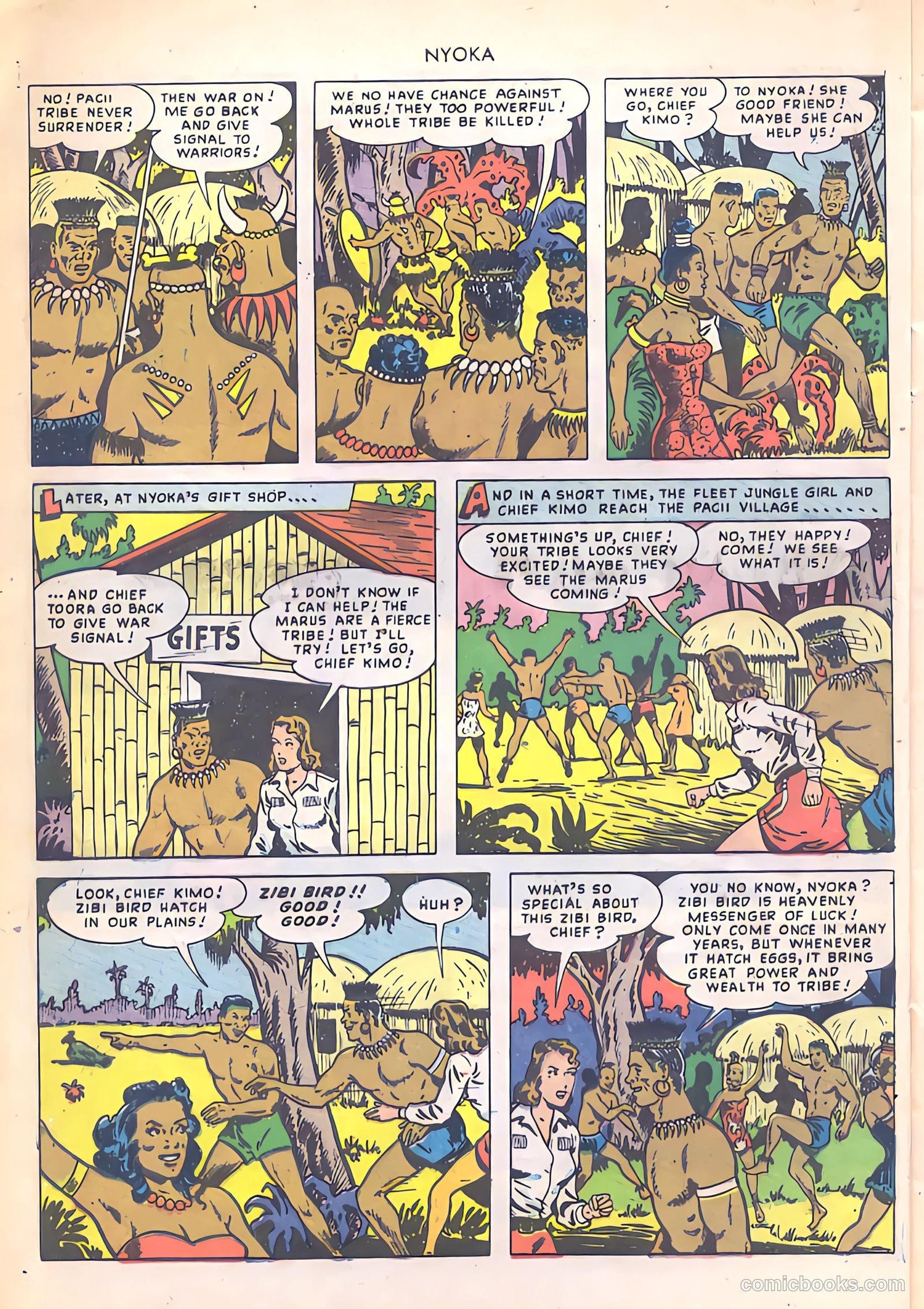 Nyoka the Jungle Girl #35 (1949) — page 4 of 52