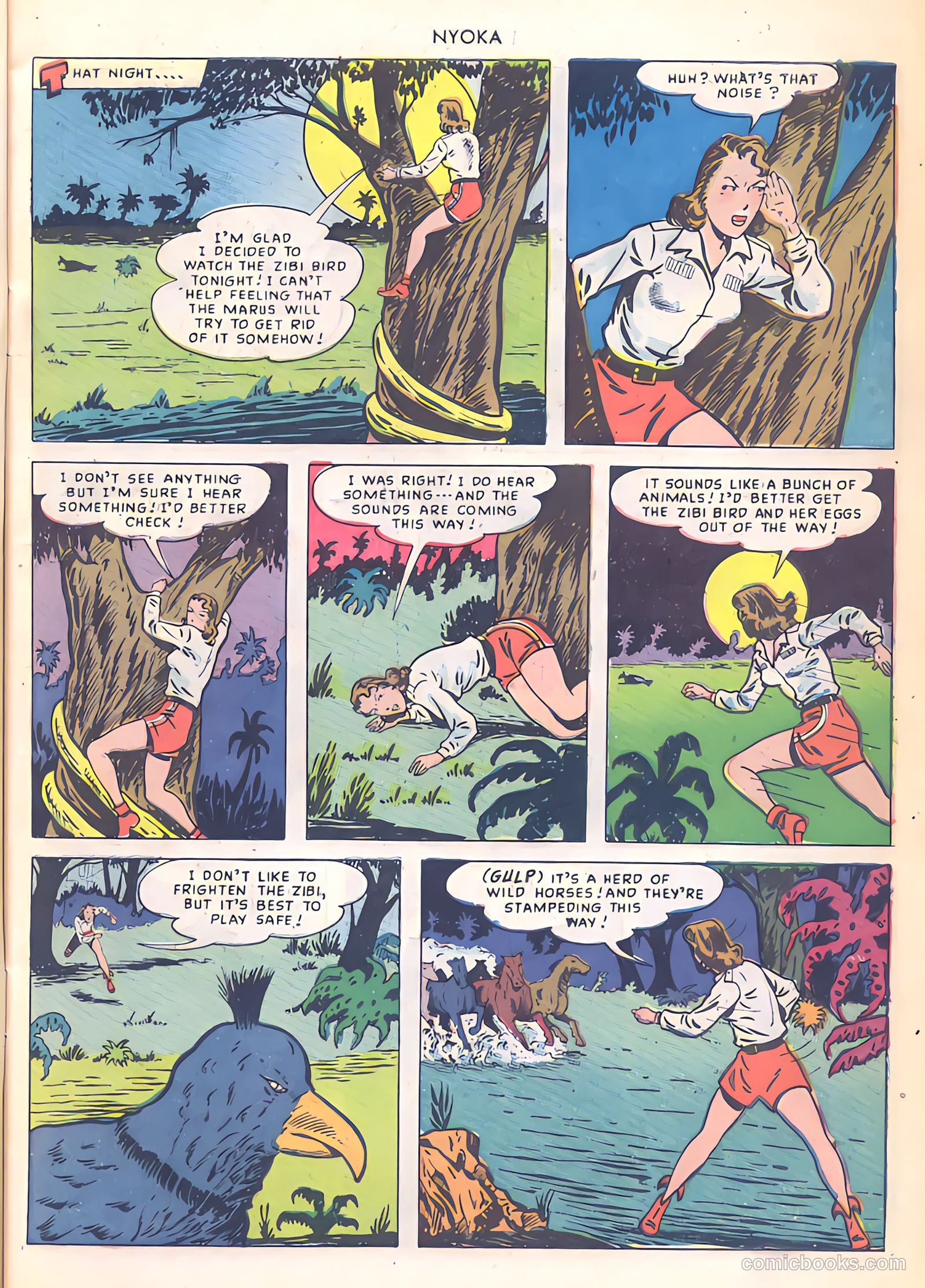 Nyoka the Jungle Girl #35 (1949) — page 7 of 52