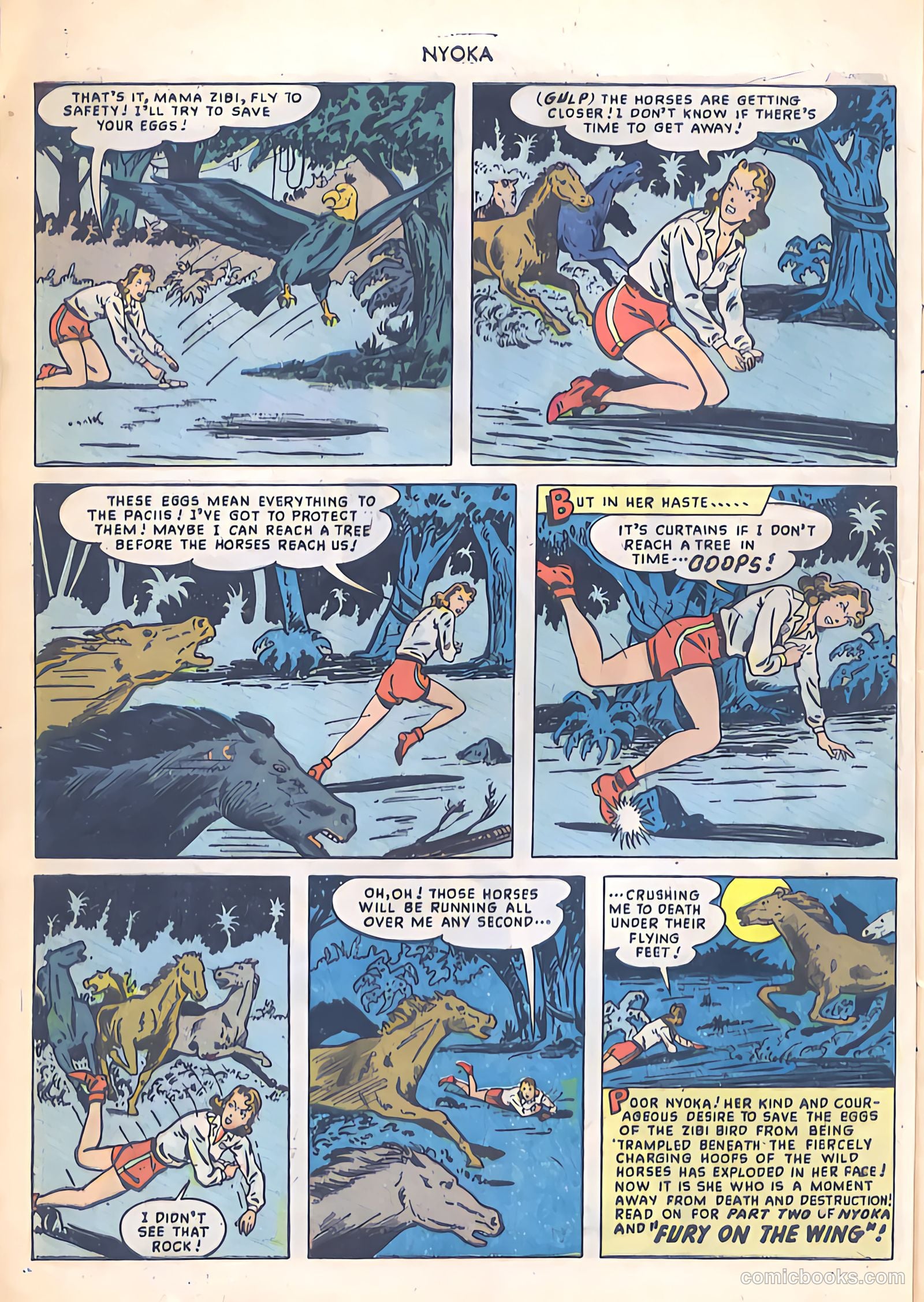 Nyoka the Jungle Girl #35 (1949) — page 8 of 52