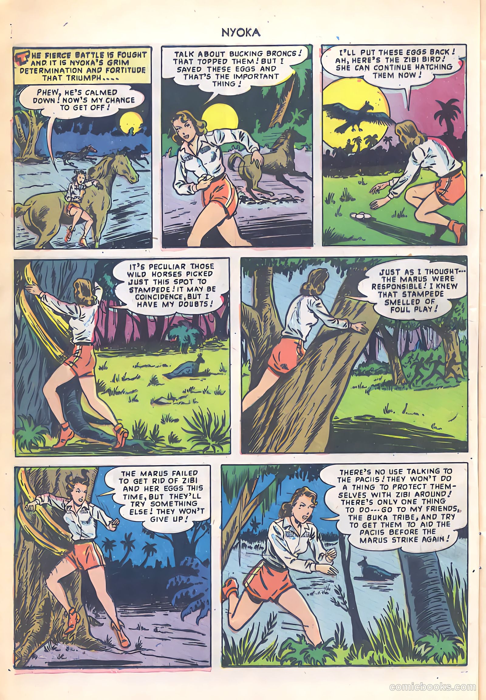 Nyoka the Jungle Girl #35 (1949) — page 12 of 52