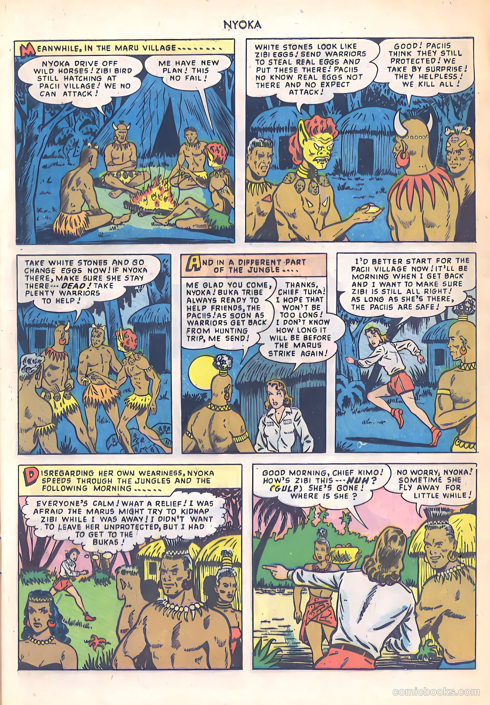 Nyoka the Jungle Girl #35 (1949) — page 13 of 52