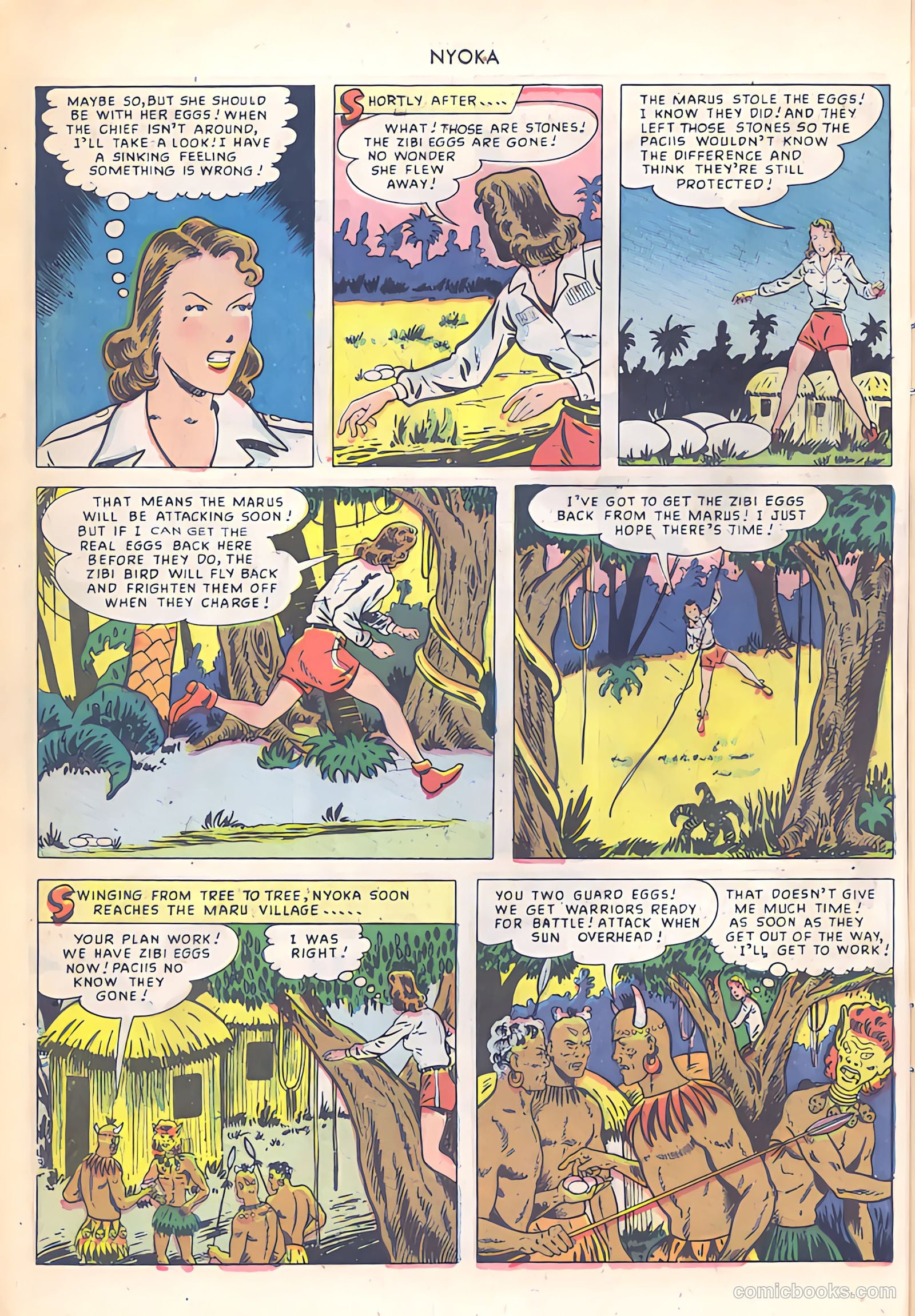 Nyoka the Jungle Girl #35 (1949) — page 14 of 52