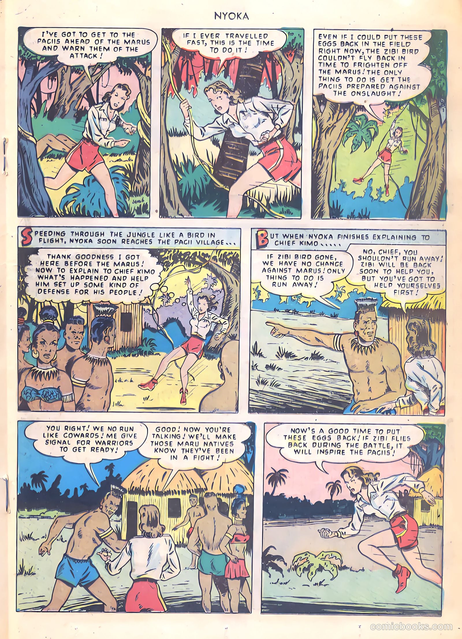 Nyoka the Jungle Girl #35 (1949) — page 27 of 52