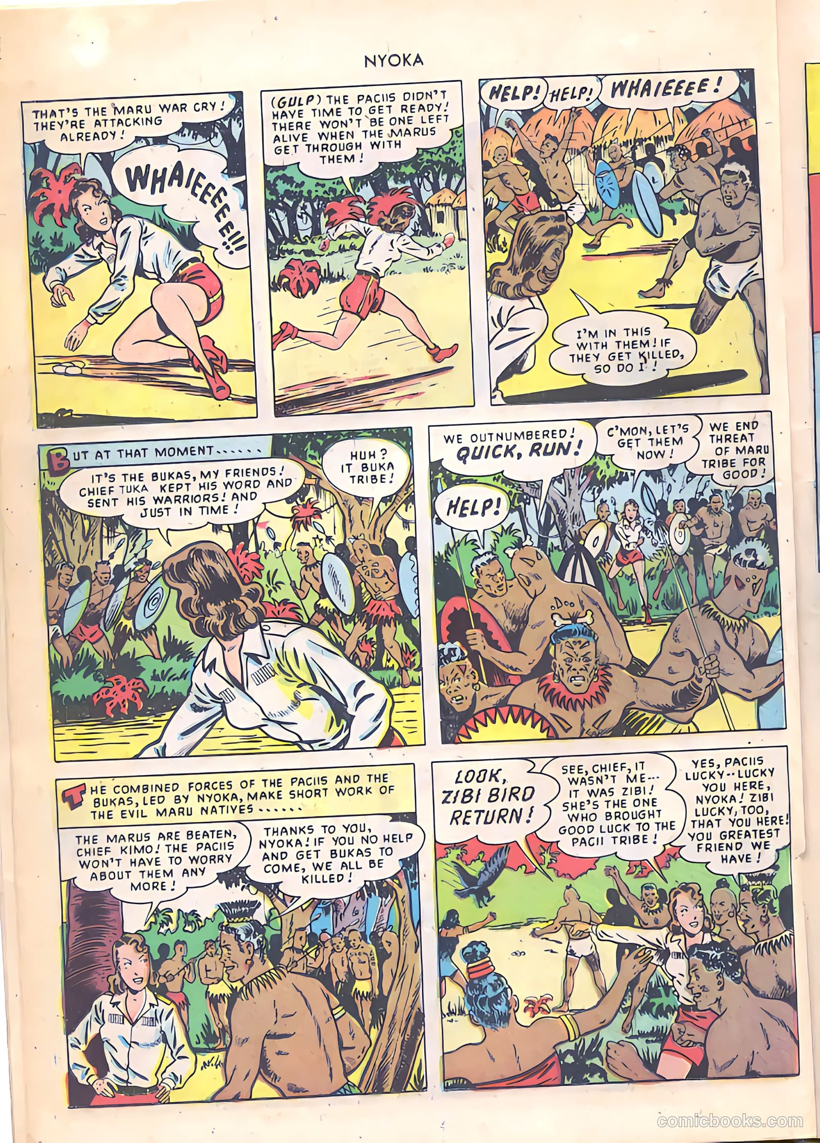 Nyoka the Jungle Girl #35 (1949) — page 28 of 52
