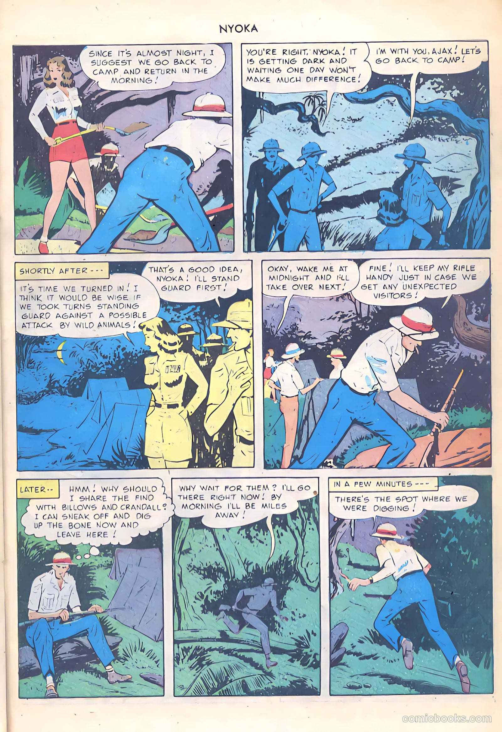Nyoka the Jungle Girl #35 (1949) — page 31 of 52
