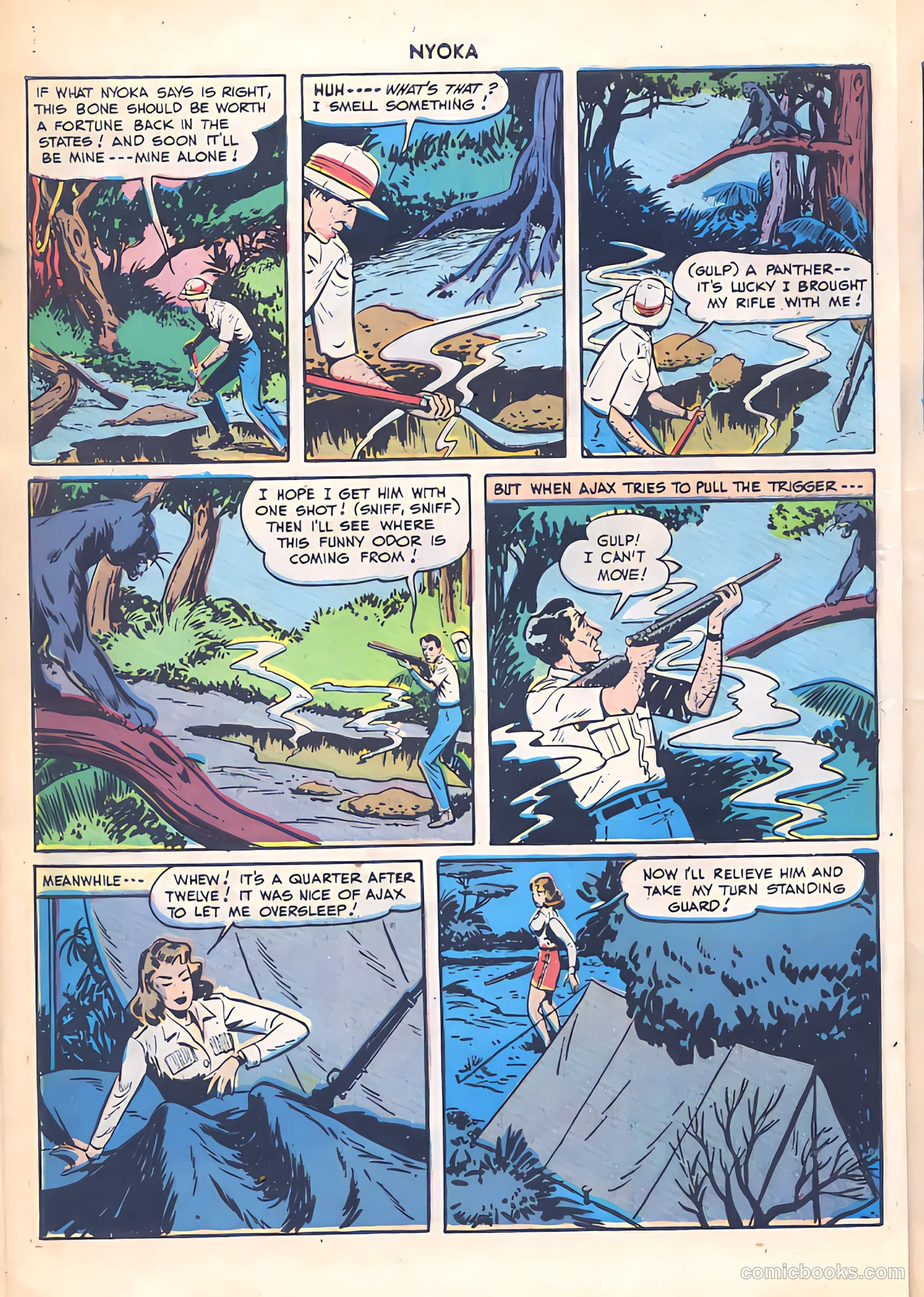 Nyoka the Jungle Girl #35 (1949) — page 32 of 52