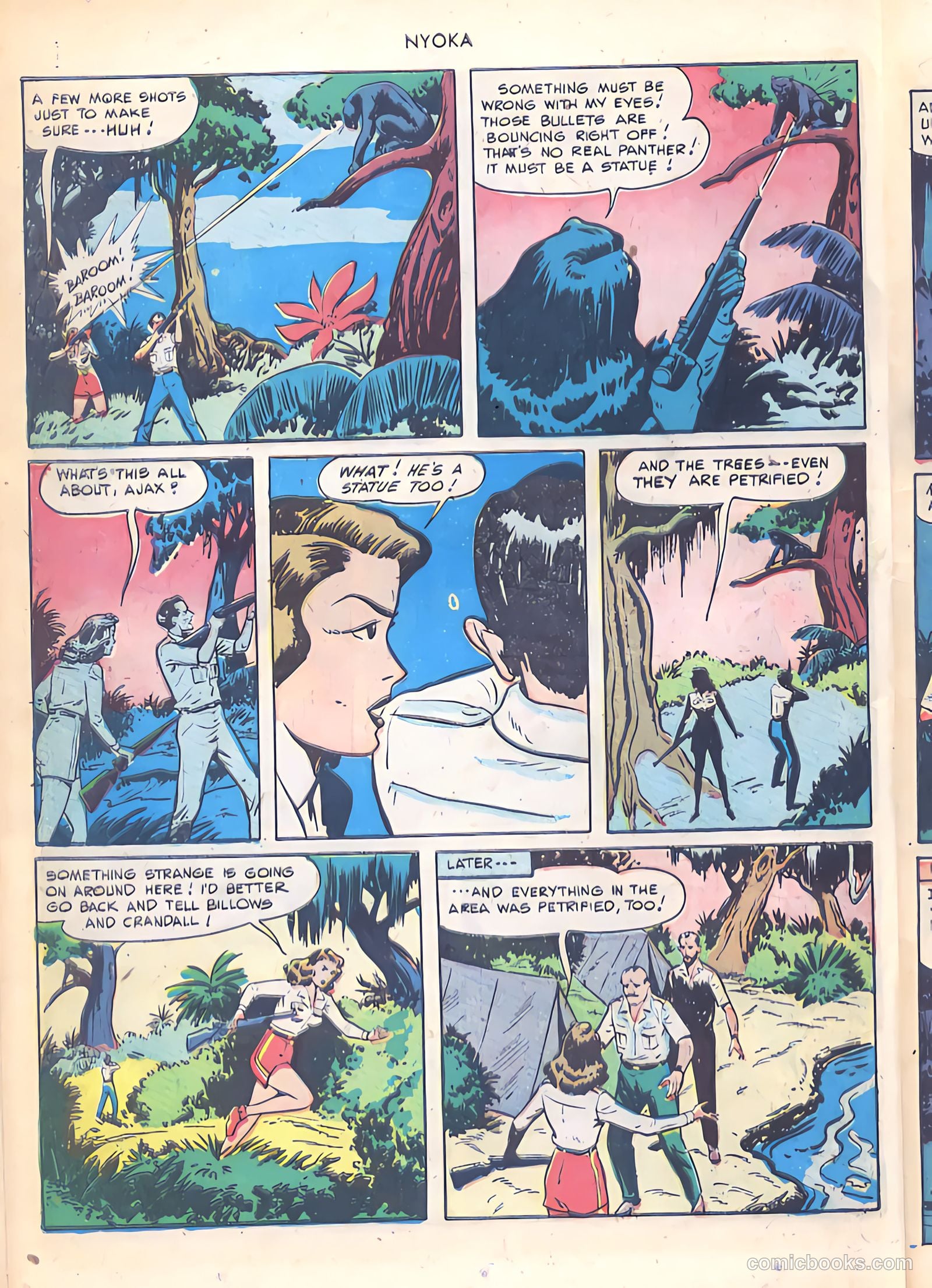Nyoka the Jungle Girl #35 (1949) — page 34 of 52