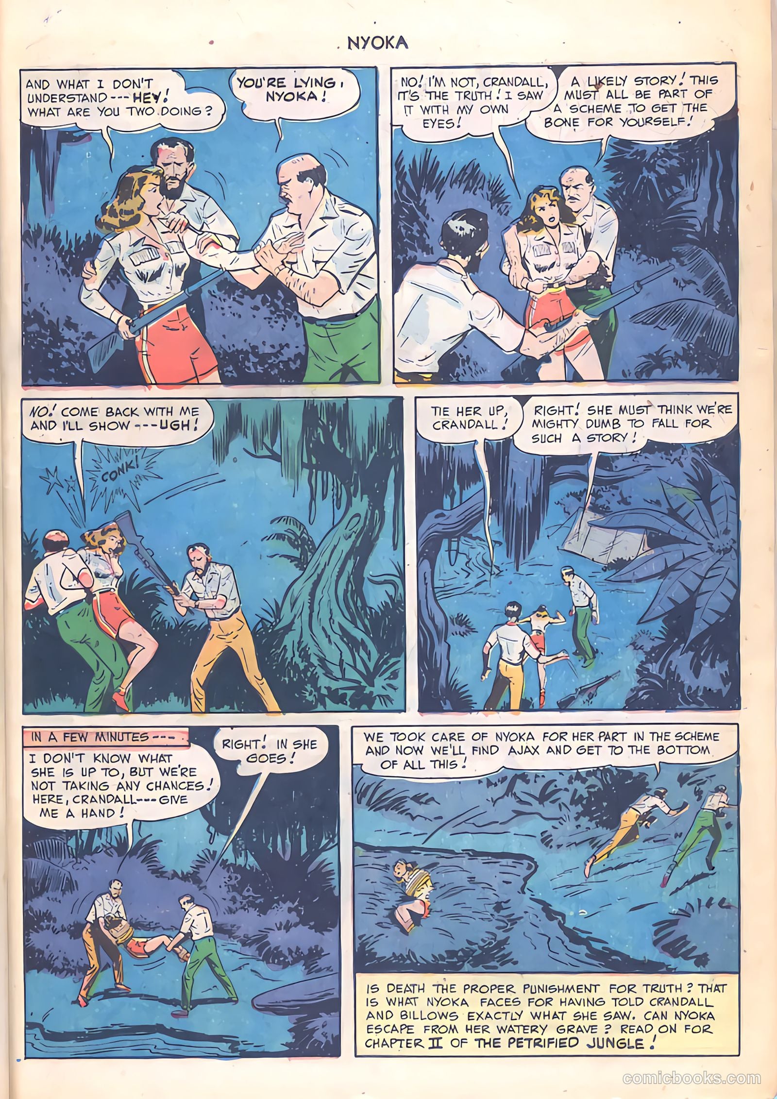 Nyoka the Jungle Girl #35 (1949) — page 35 of 52