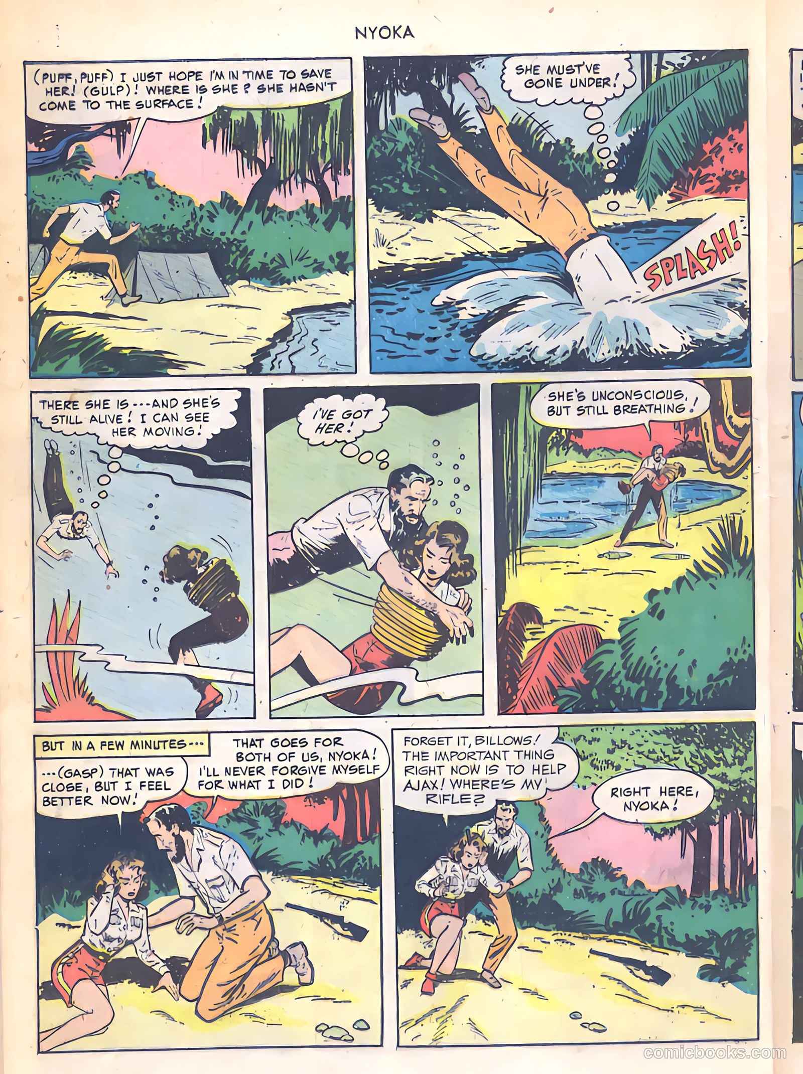 Nyoka the Jungle Girl #35 (1949) — page 40 of 52