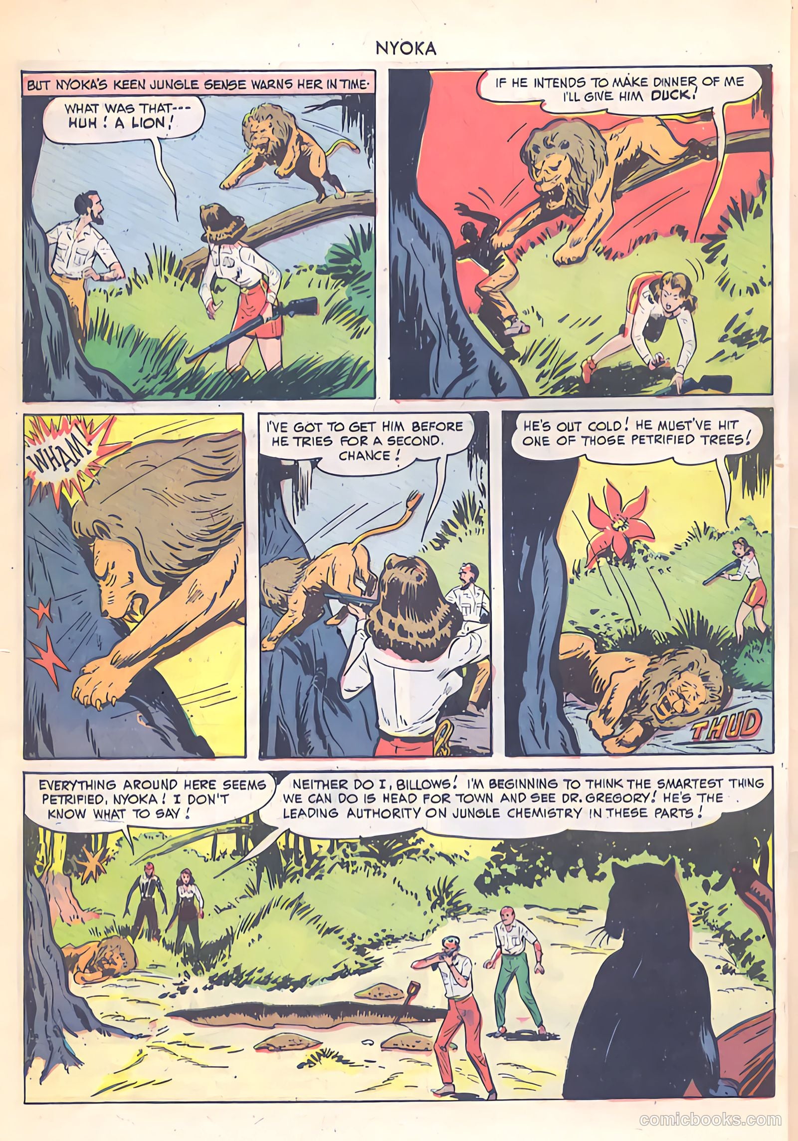 Nyoka the Jungle Girl #35 (1949) — page 42 of 52