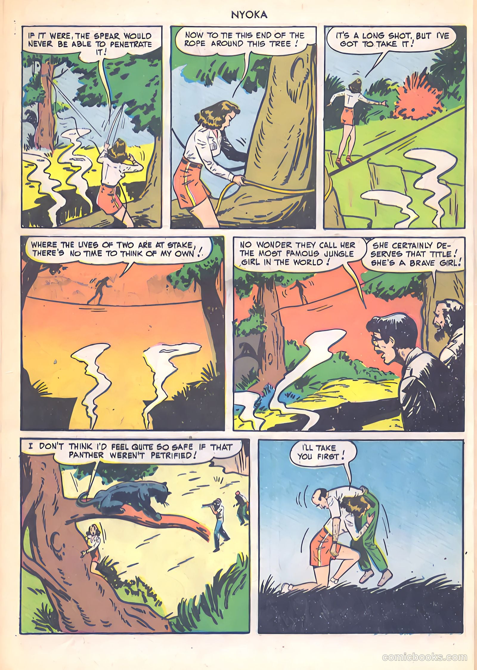 Nyoka the Jungle Girl #35 (1949) — page 48 of 52