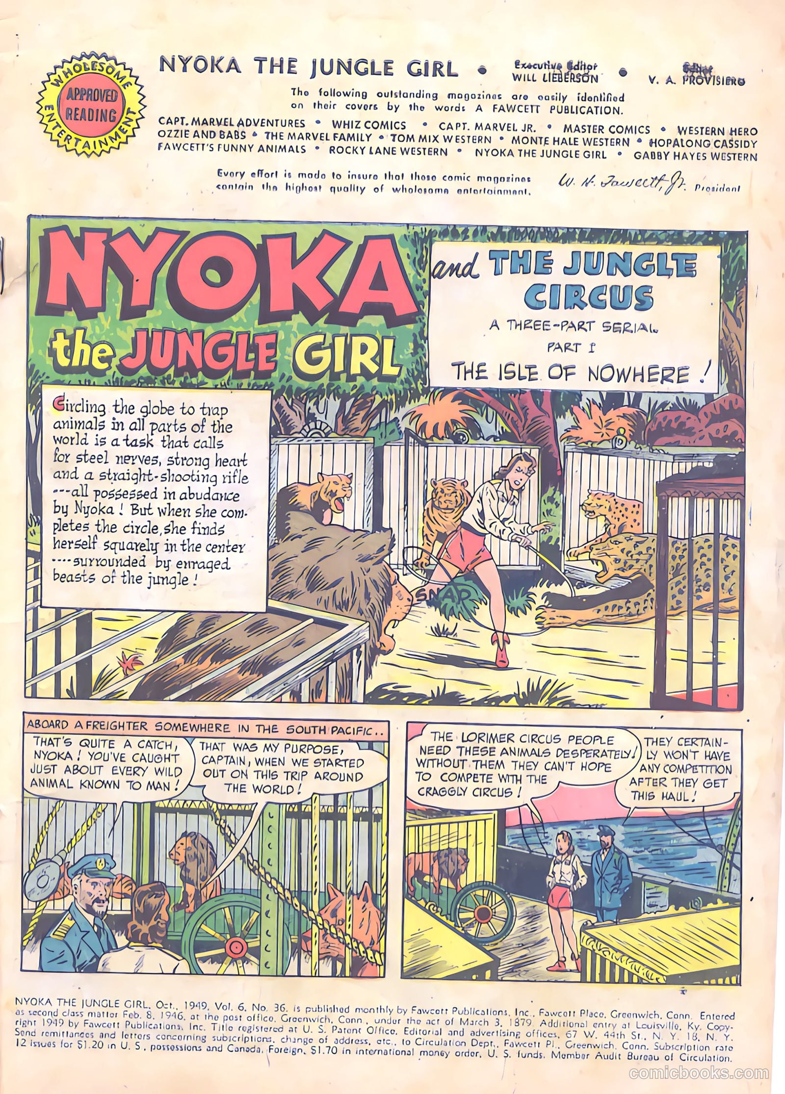 Nyoka the Jungle Girl #36 (1949) — page 3 of 36