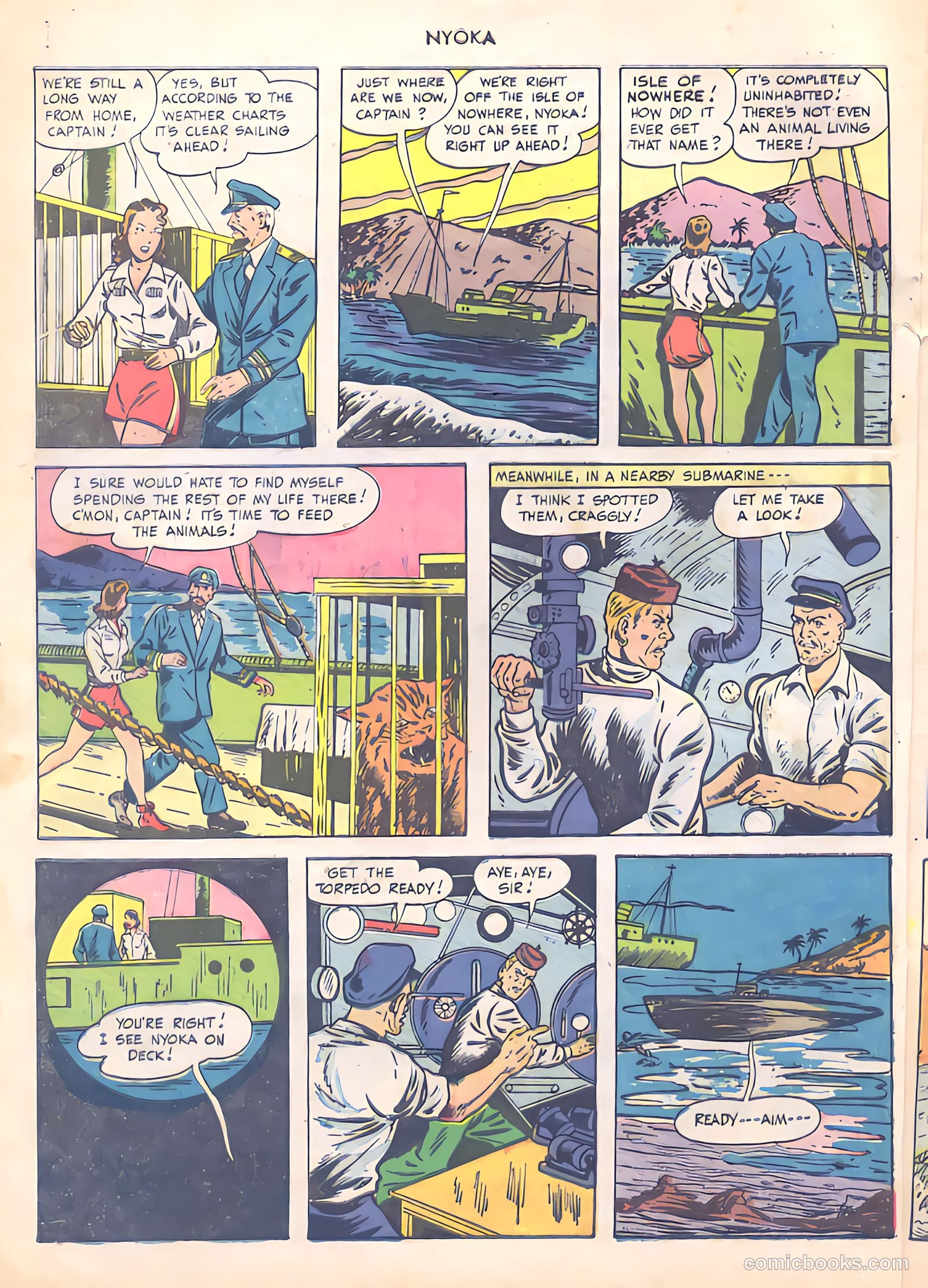 Nyoka the Jungle Girl #36 (1949) — page 4 of 36
