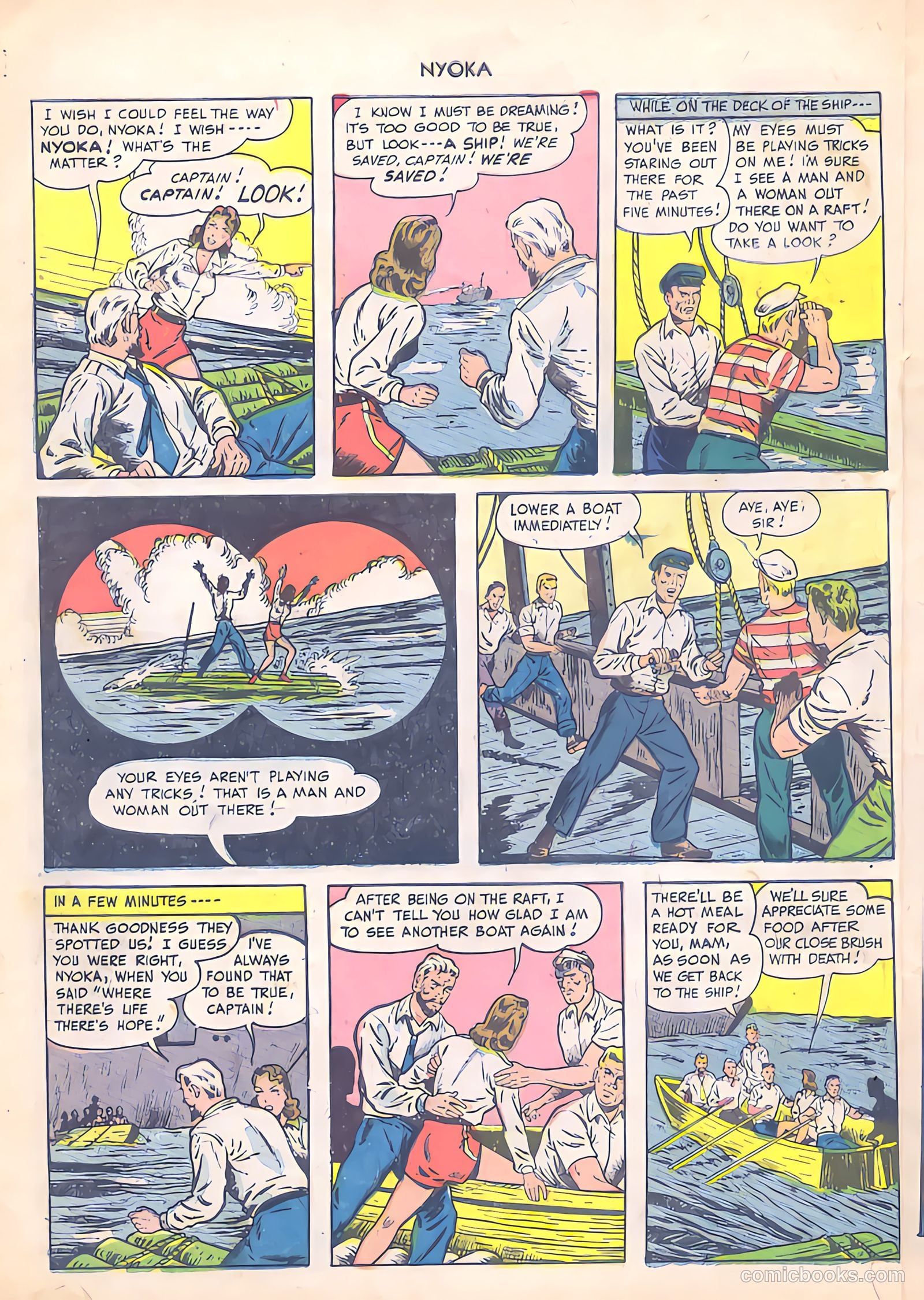 Nyoka the Jungle Girl #36 (1949) — page 6 of 36
