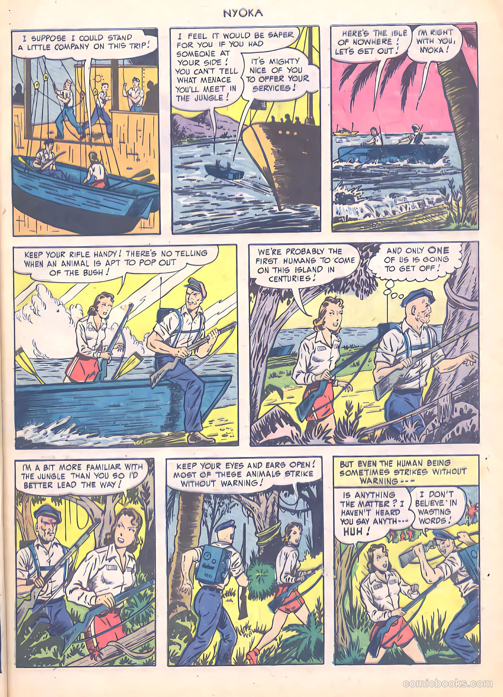 Nyoka the Jungle Girl #36 (1949) — page 9 of 36