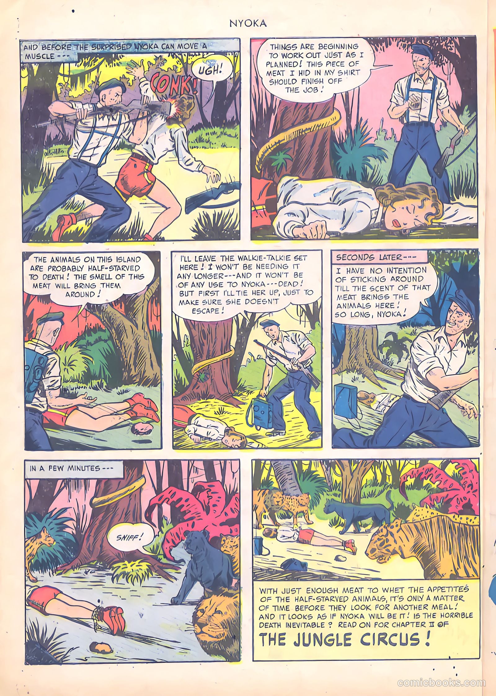 Nyoka the Jungle Girl #36 (1949) — page 10 of 36