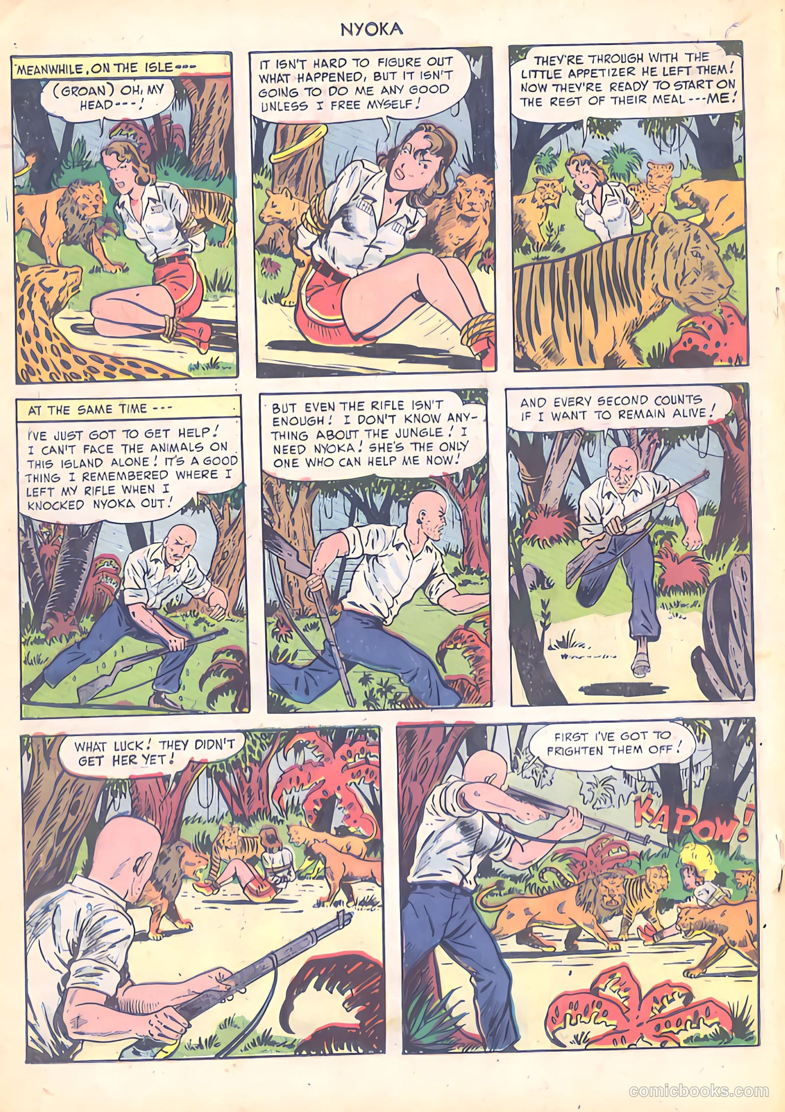Nyoka the Jungle Girl #36 (1949) — page 18 of 36