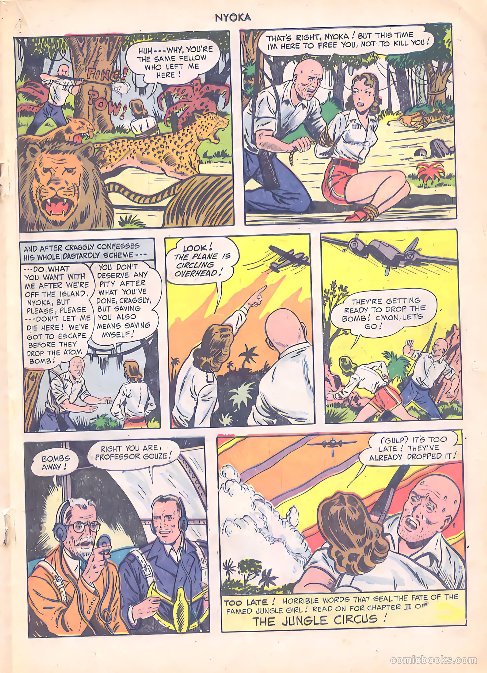 Nyoka the Jungle Girl #36 (1949) — page 19 of 36
