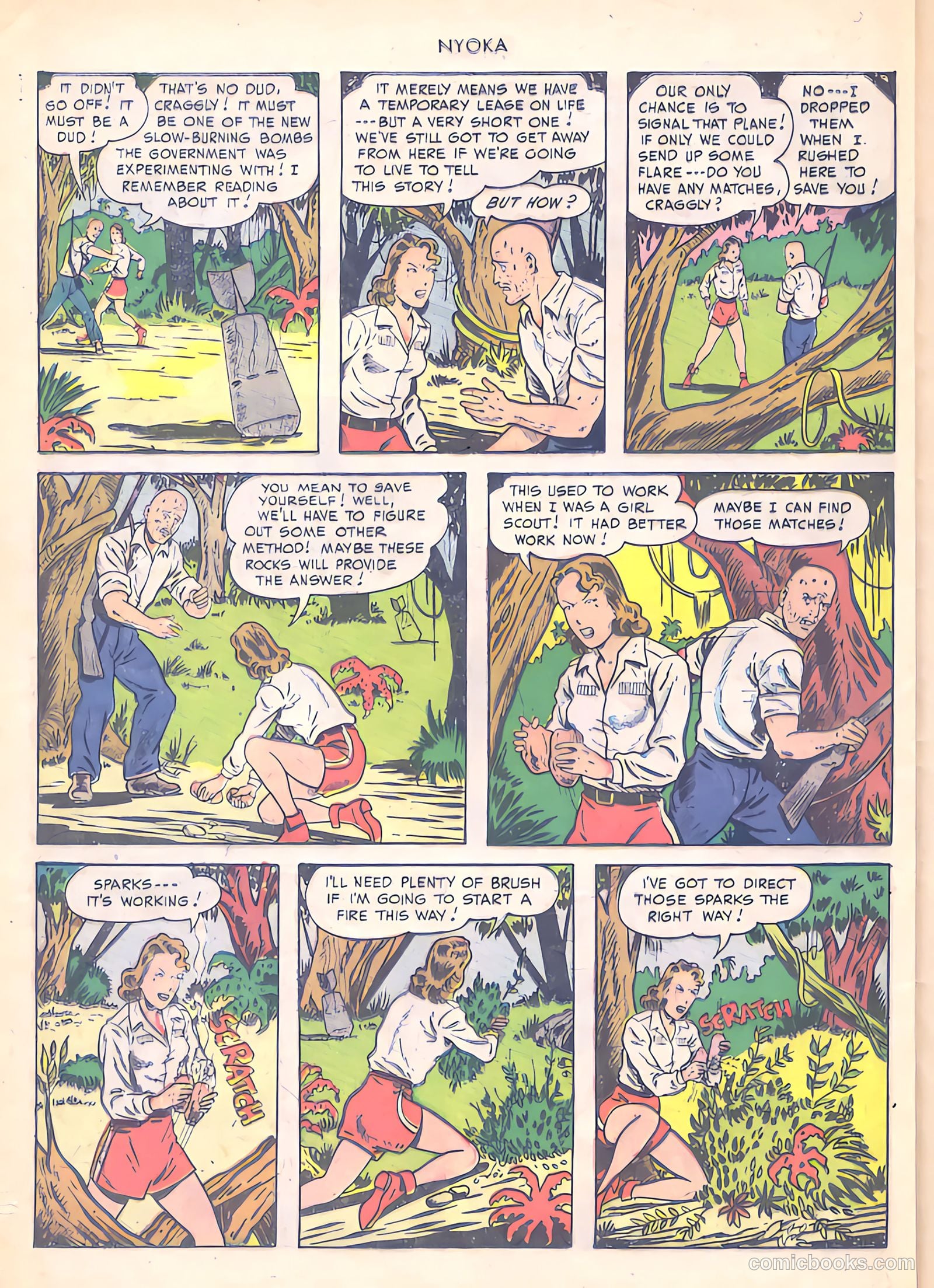 Nyoka the Jungle Girl #36 (1949) — page 24 of 36