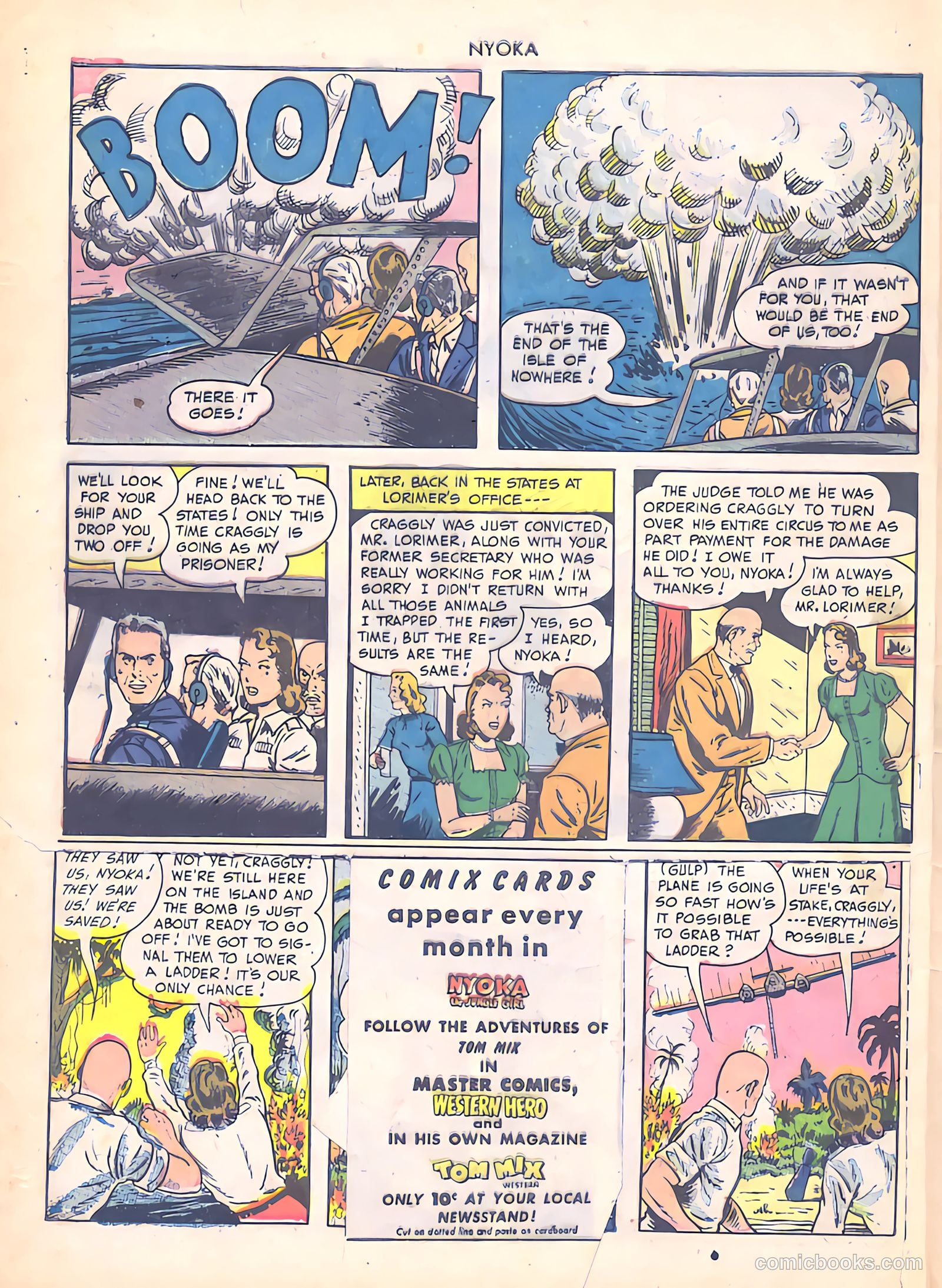 Nyoka the Jungle Girl #36 (1949) — page 28 of 36