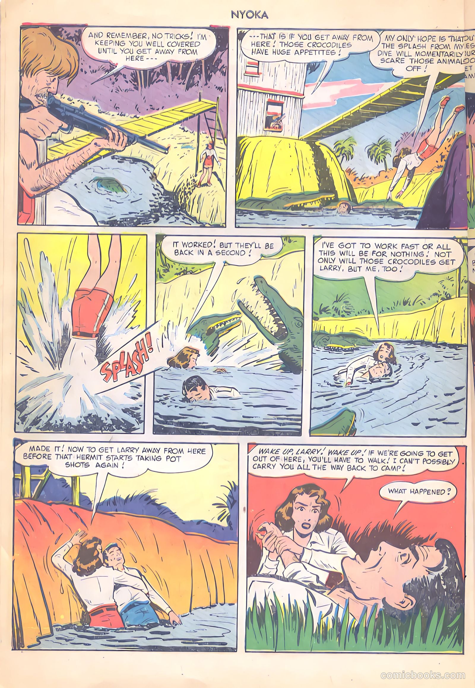 Nyoka the Jungle Girl #37 (1949) — page 6 of 52