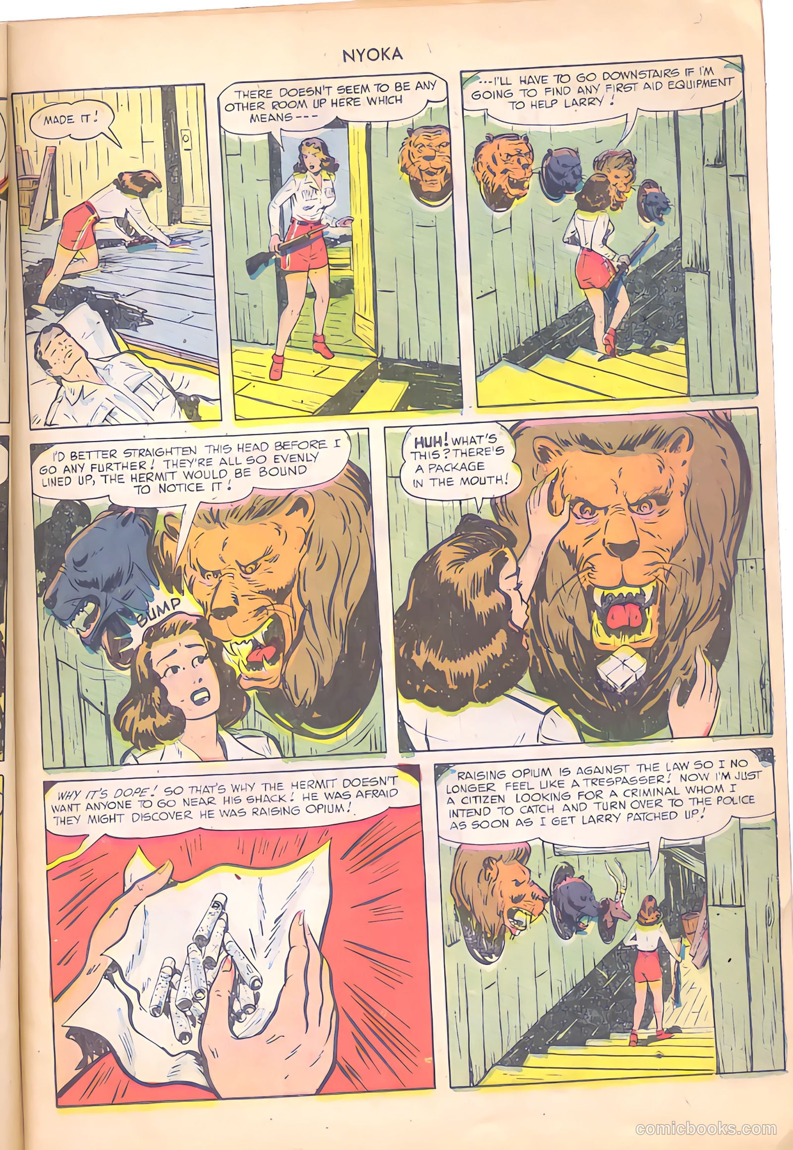Nyoka the Jungle Girl #37 (1949) — page 15 of 52