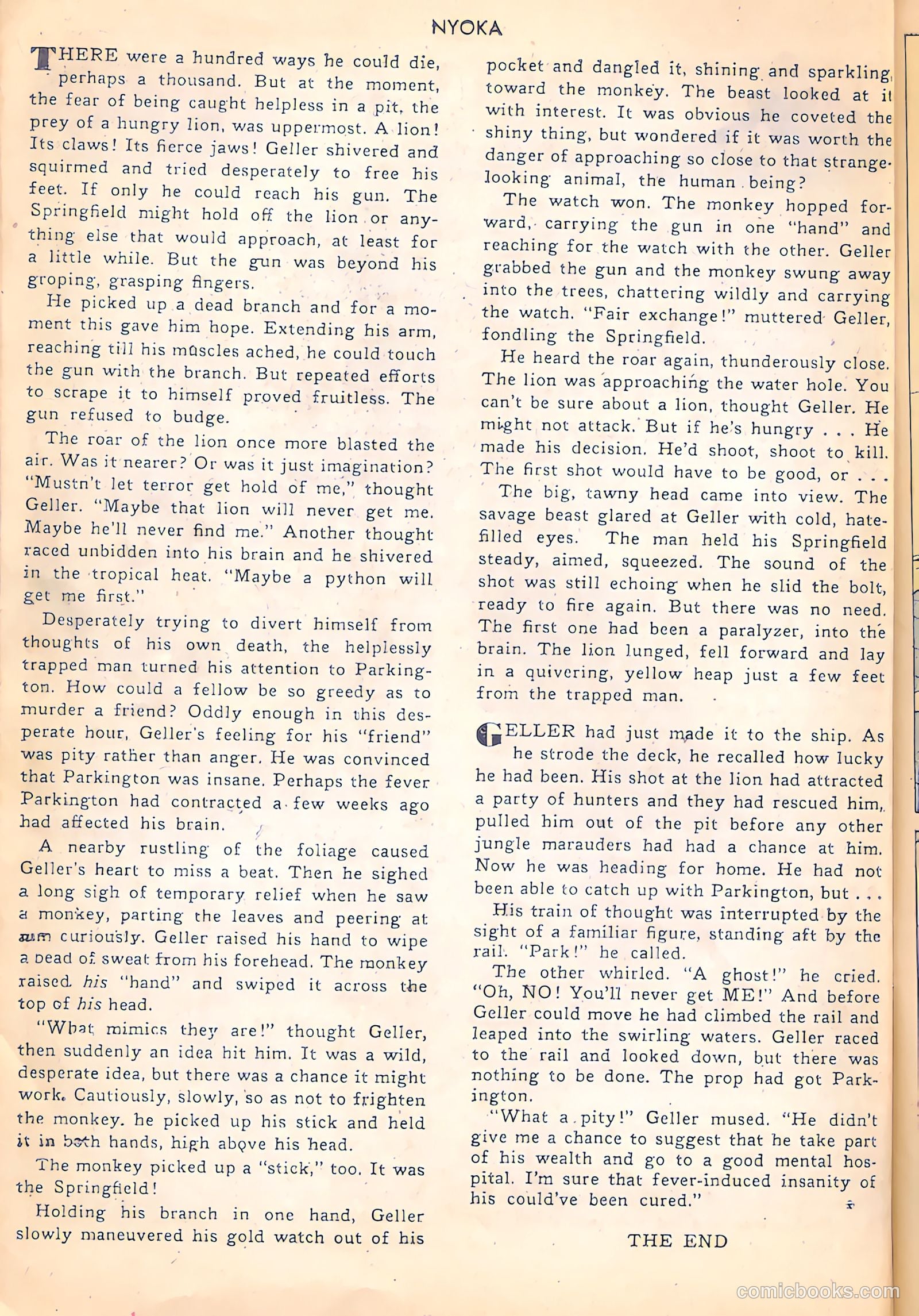Nyoka the Jungle Girl #37 (1949) — page 18 of 52