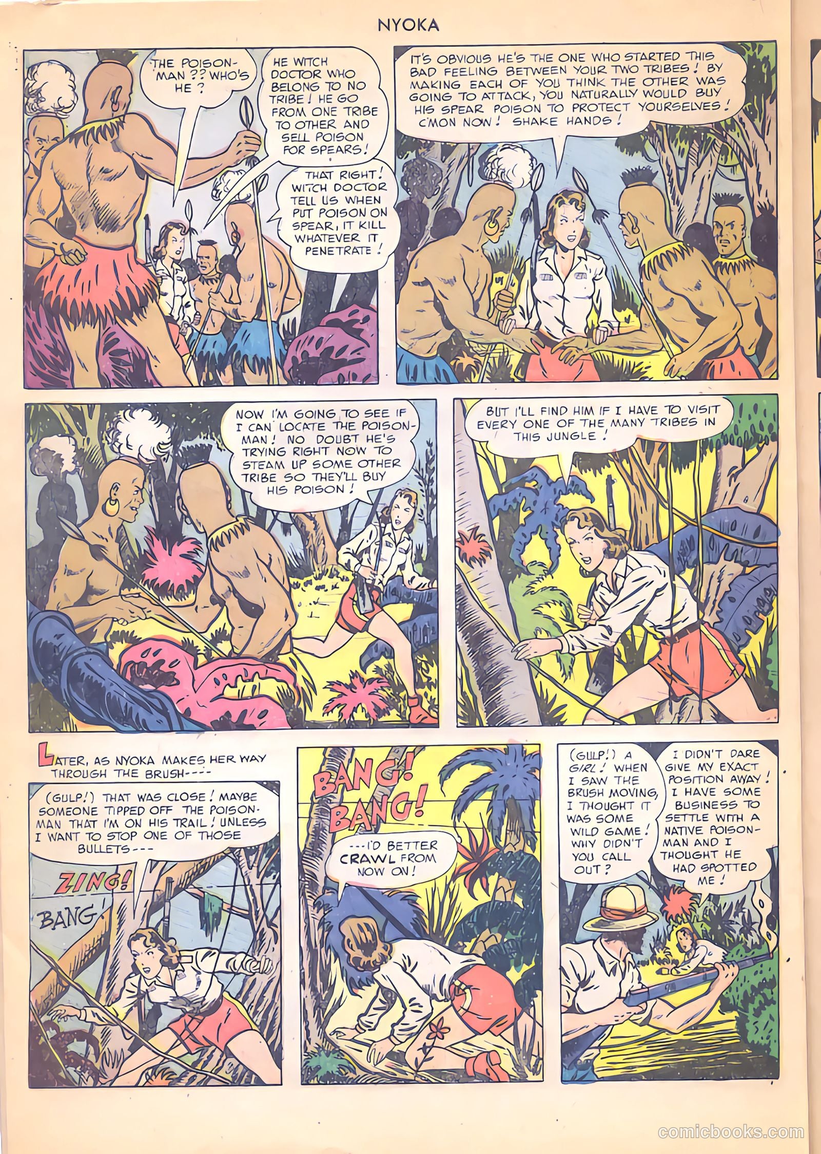 Nyoka the Jungle Girl #37 (1949) — page 32 of 52