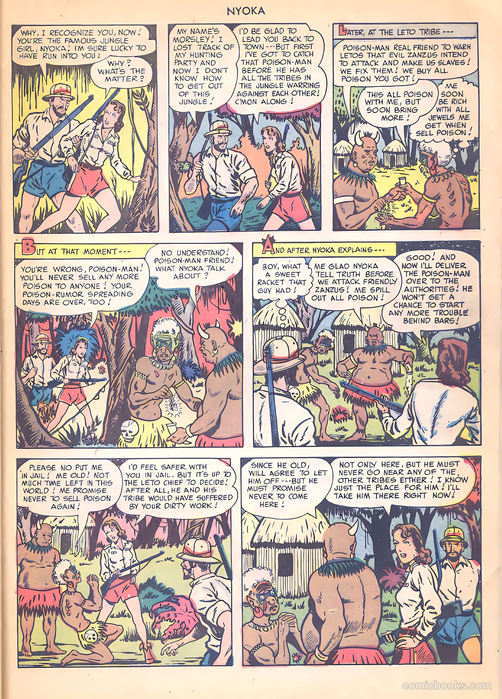 Nyoka the Jungle Girl #37 (1949) — page 33 of 52
