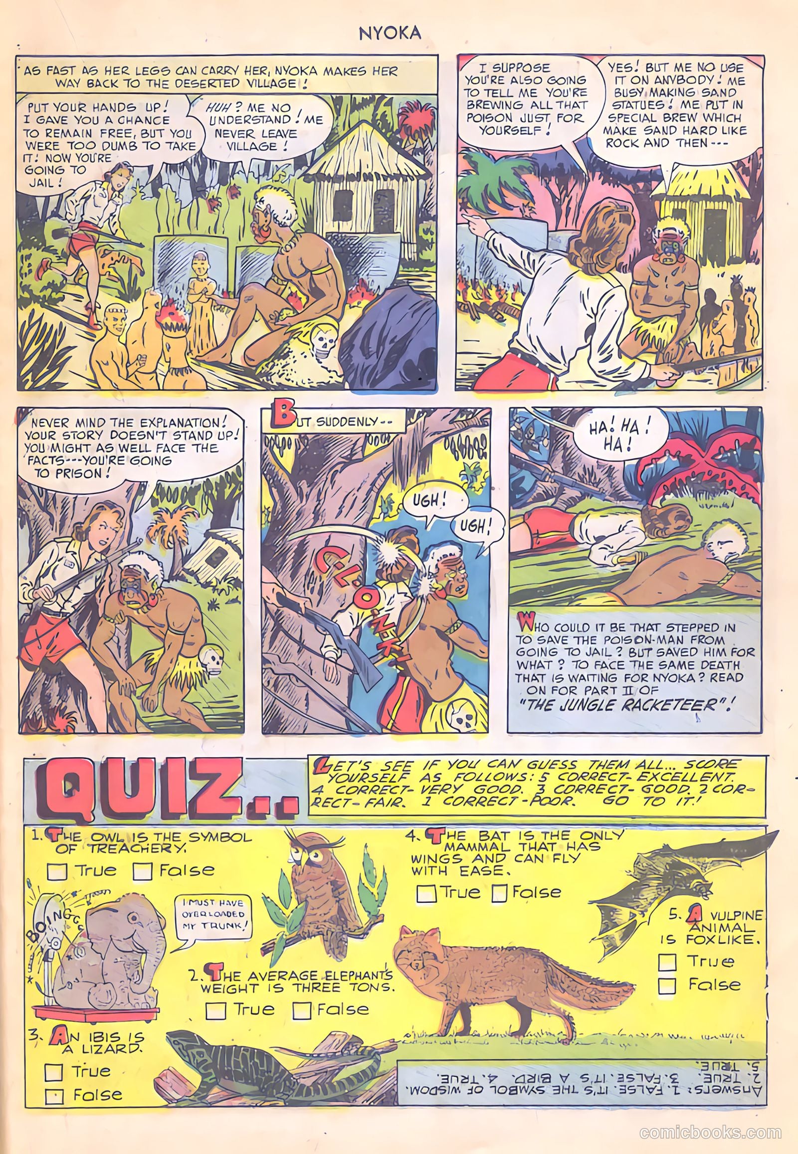 Nyoka the Jungle Girl #37 (1949) — page 35 of 52
