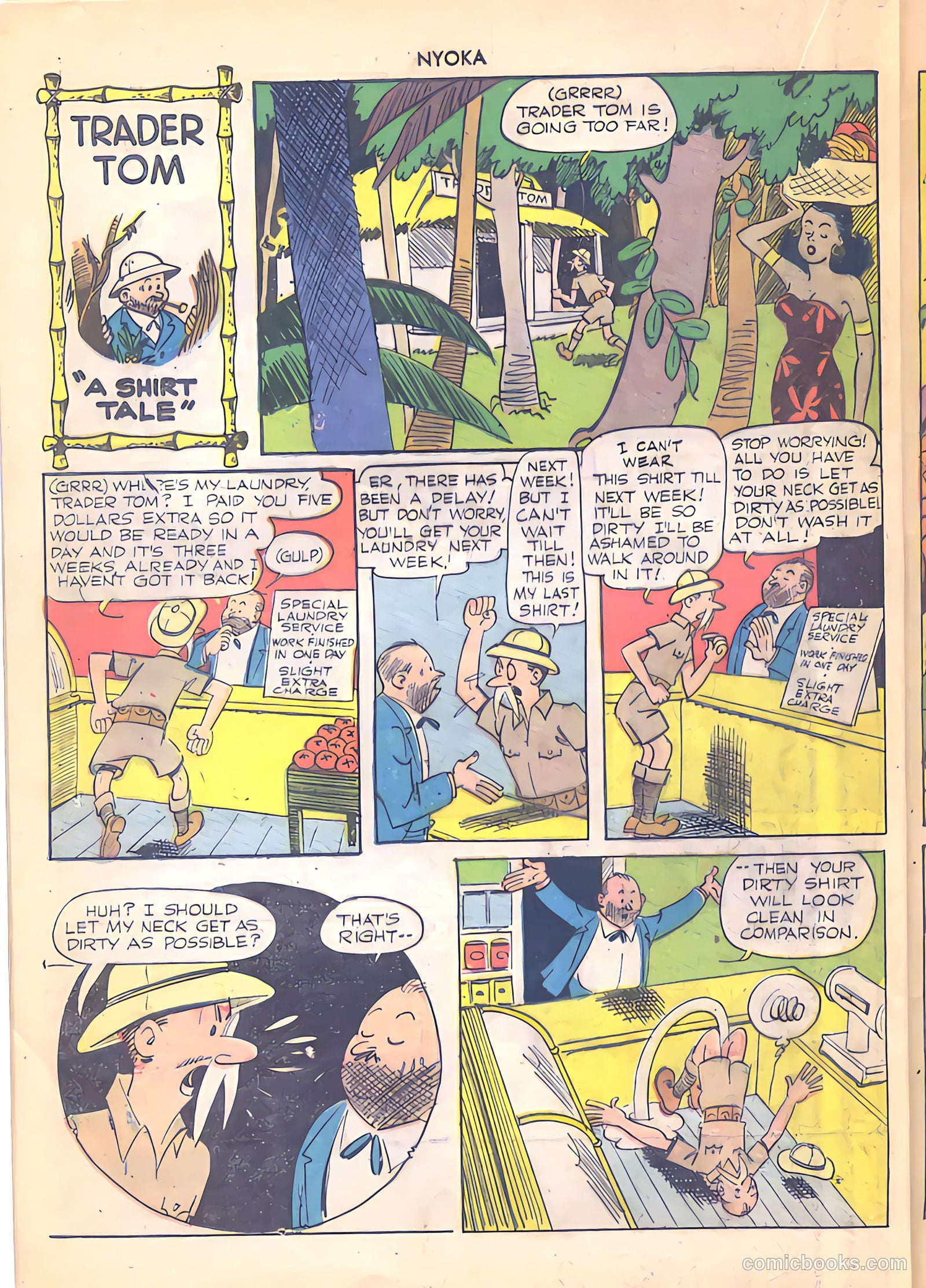 Nyoka the Jungle Girl #37 (1949) — page 36 of 52