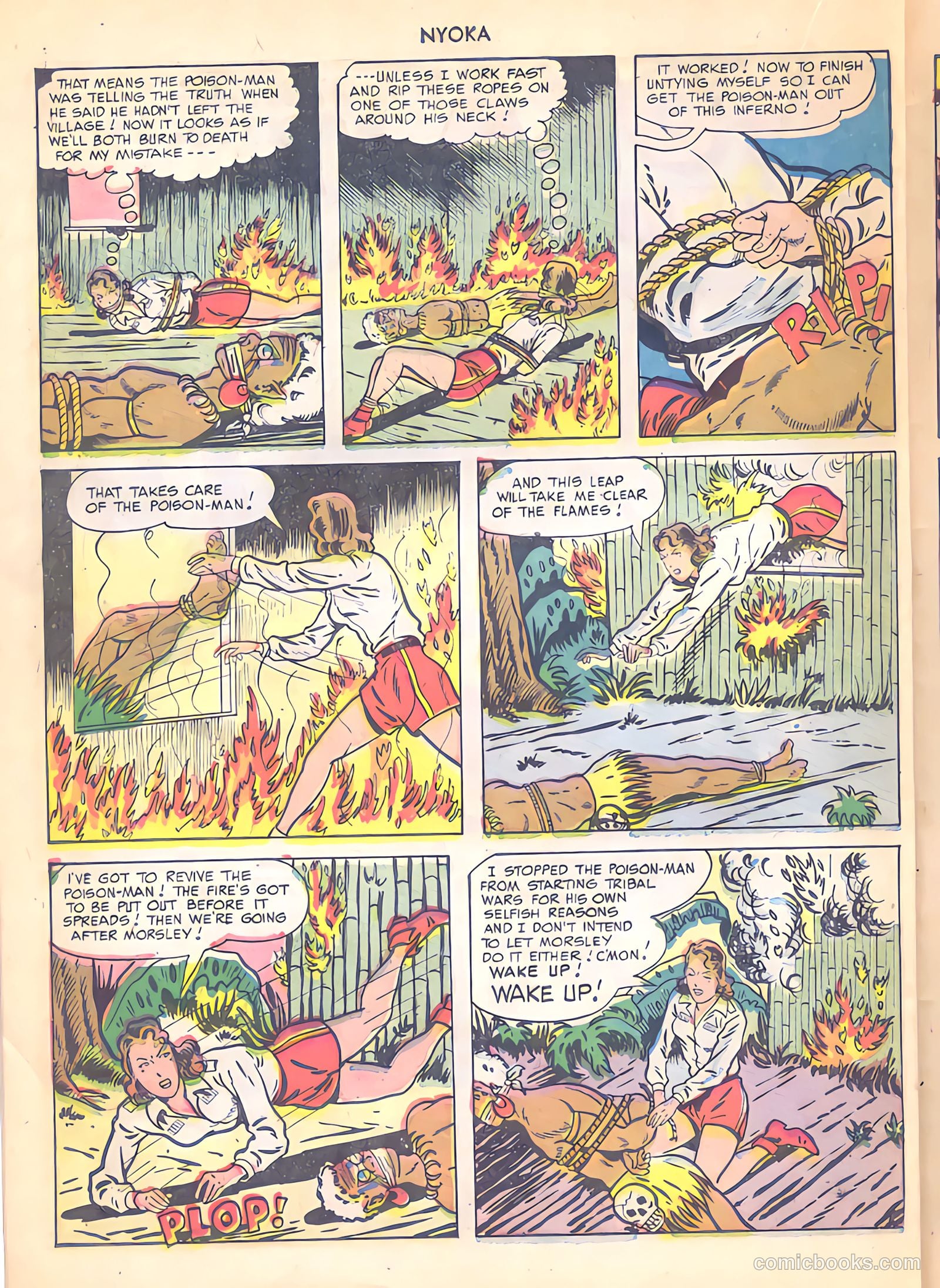 Nyoka the Jungle Girl #37 (1949) — page 38 of 52