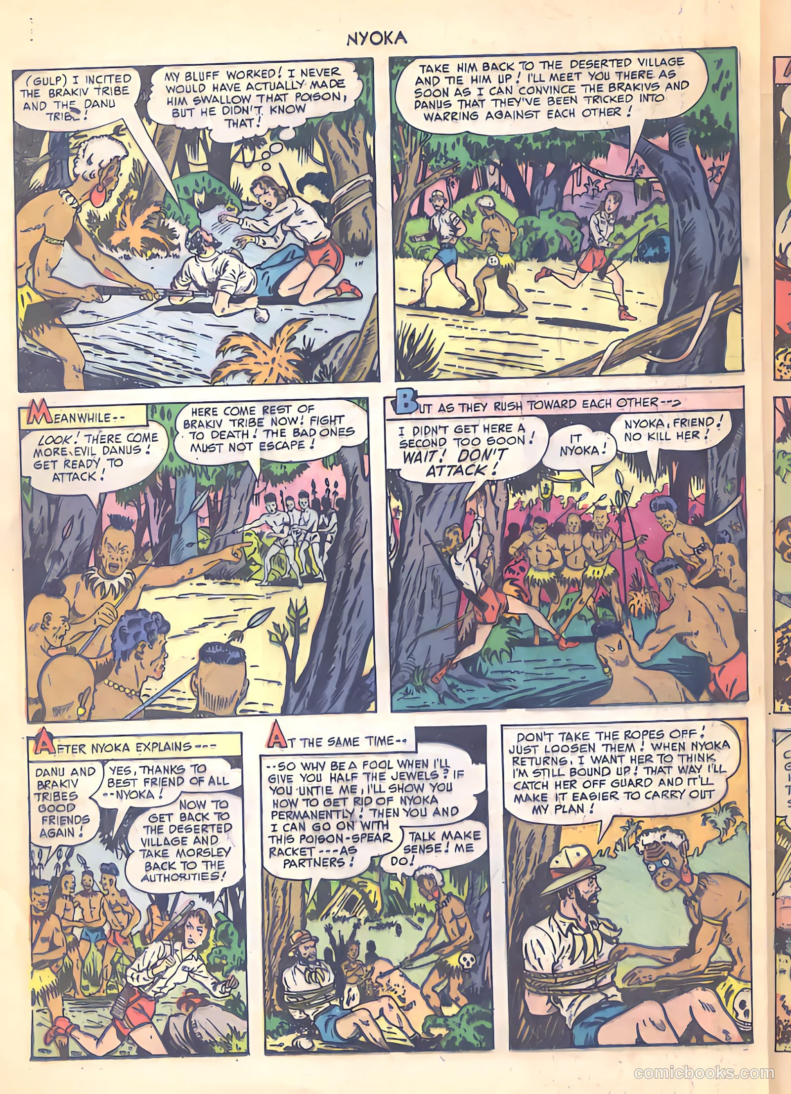 Nyoka the Jungle Girl #37 (1949) — page 40 of 52