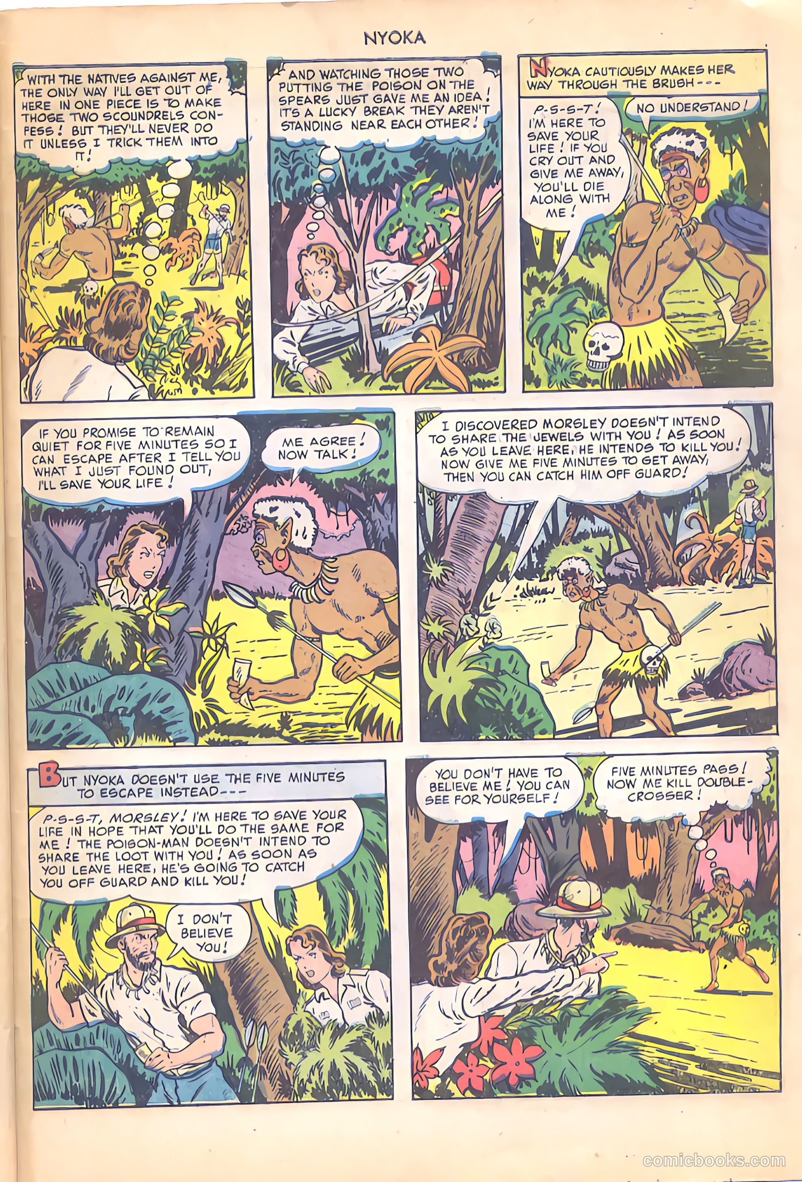 Nyoka the Jungle Girl #37 (1949) — page 47 of 52