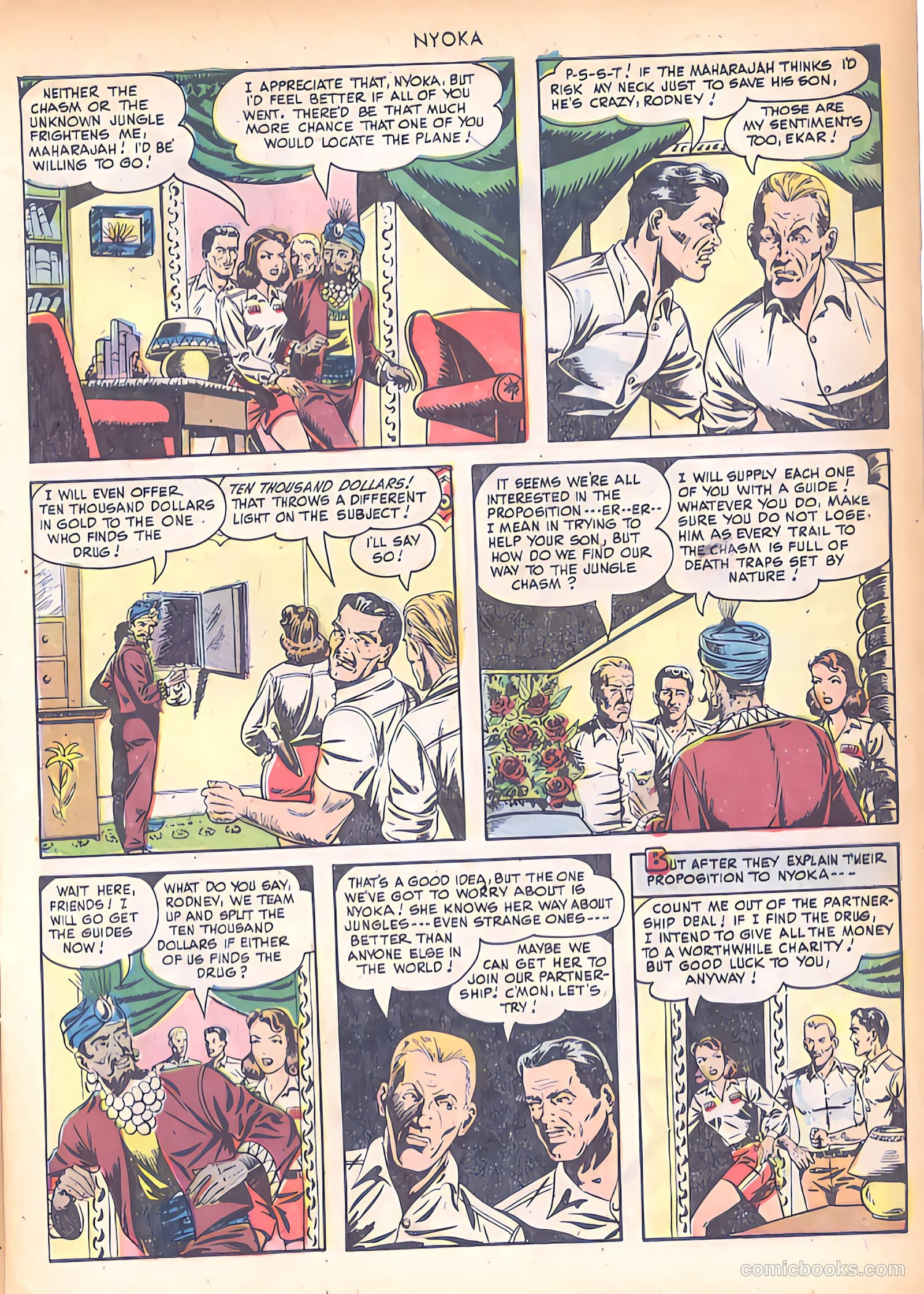 Nyoka the Jungle Girl #38 (1949) — page 7 of 52