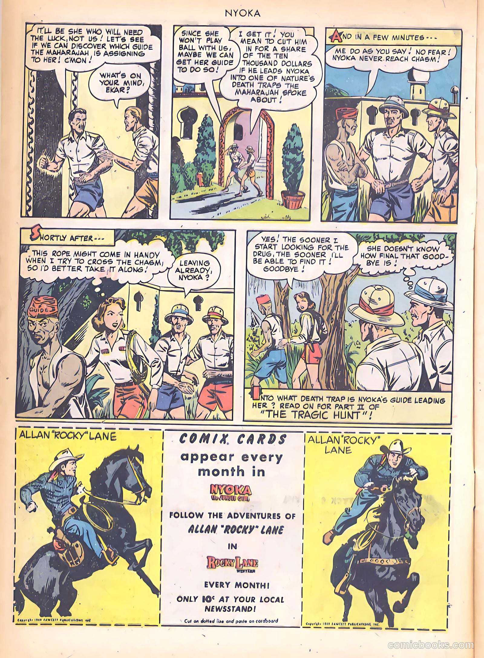 Nyoka the Jungle Girl #38 (1949) — page 8 of 52