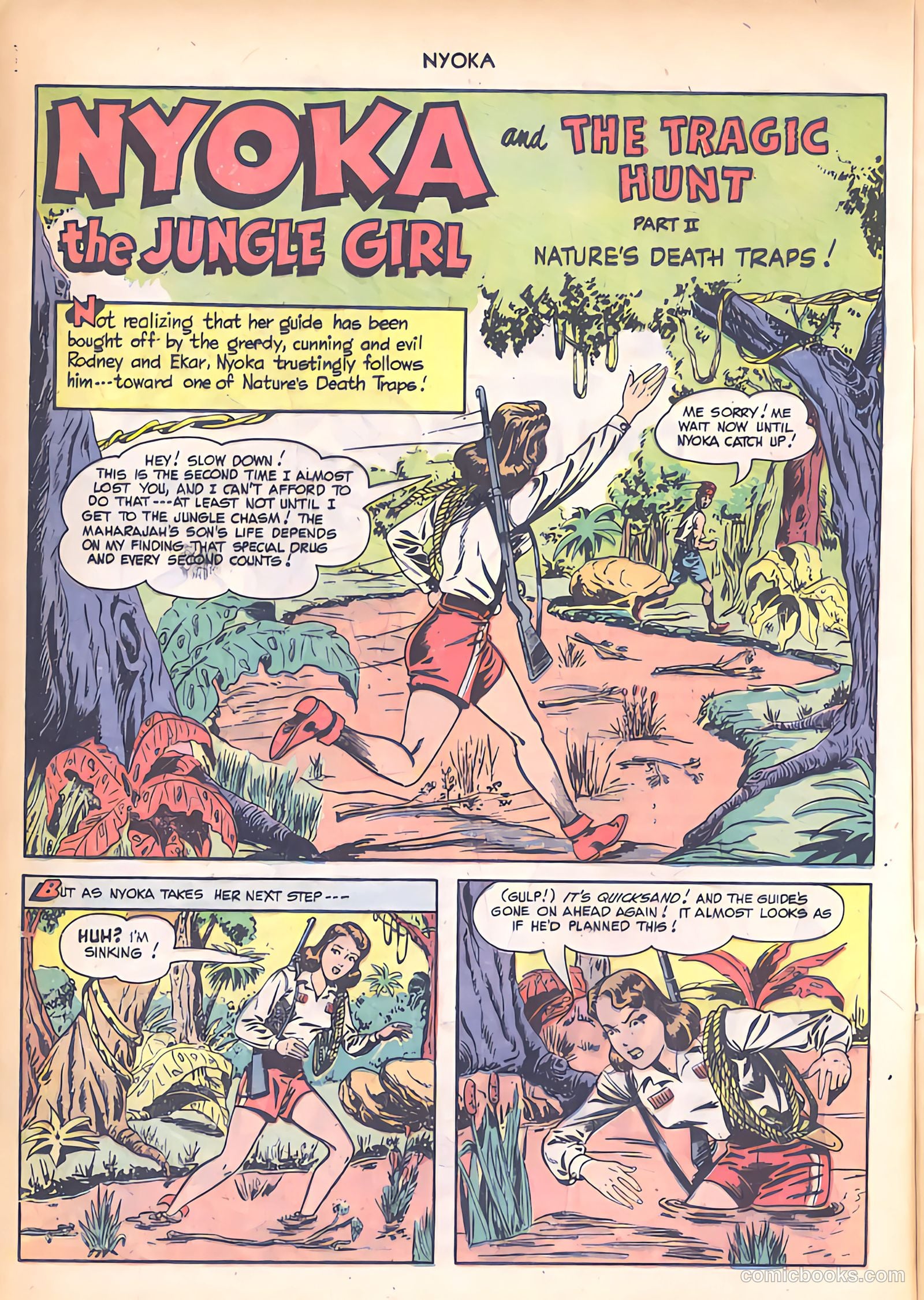 Nyoka the Jungle Girl #38 (1949) — page 12 of 52