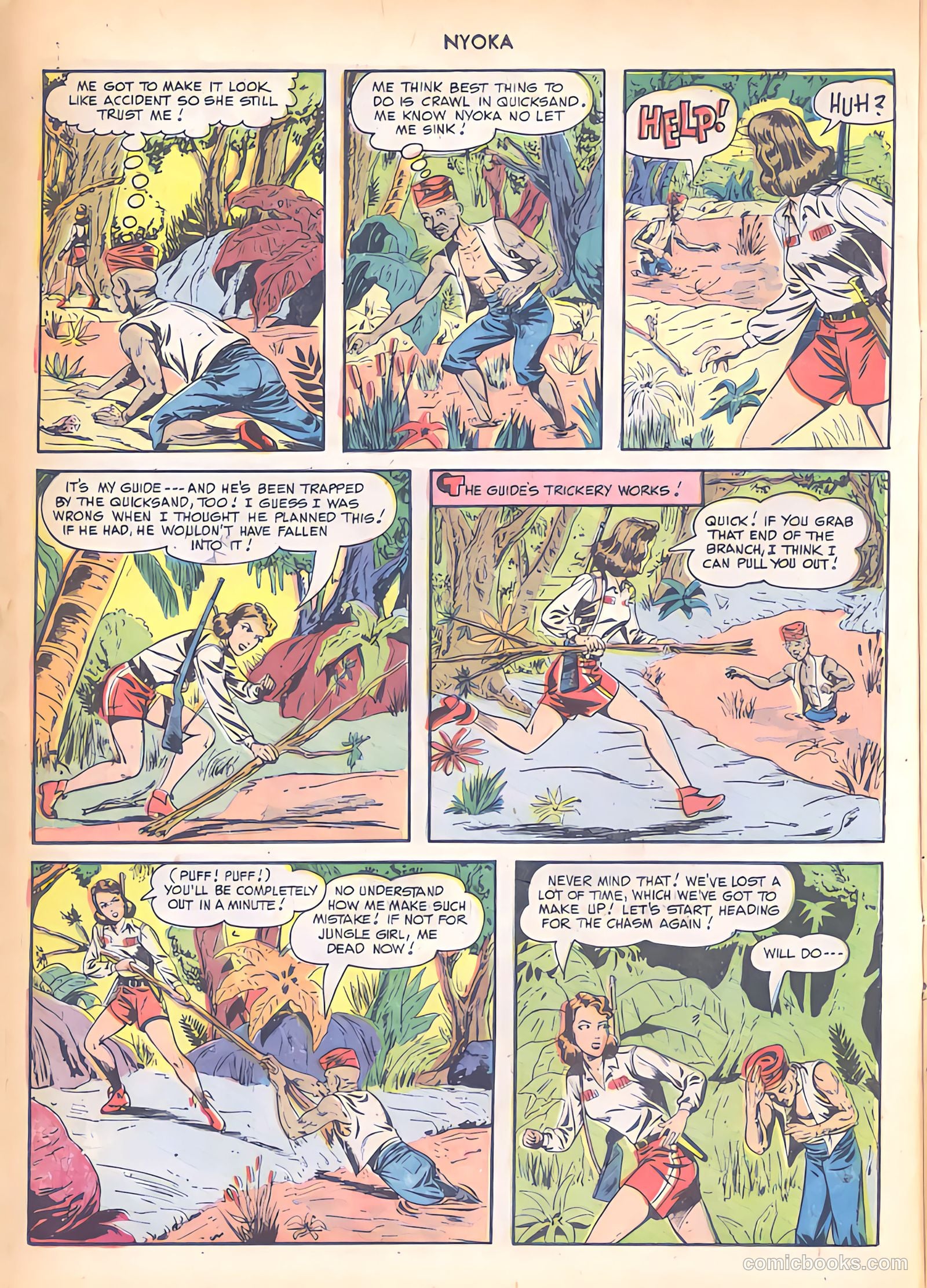 Nyoka the Jungle Girl #38 (1949) — page 14 of 52