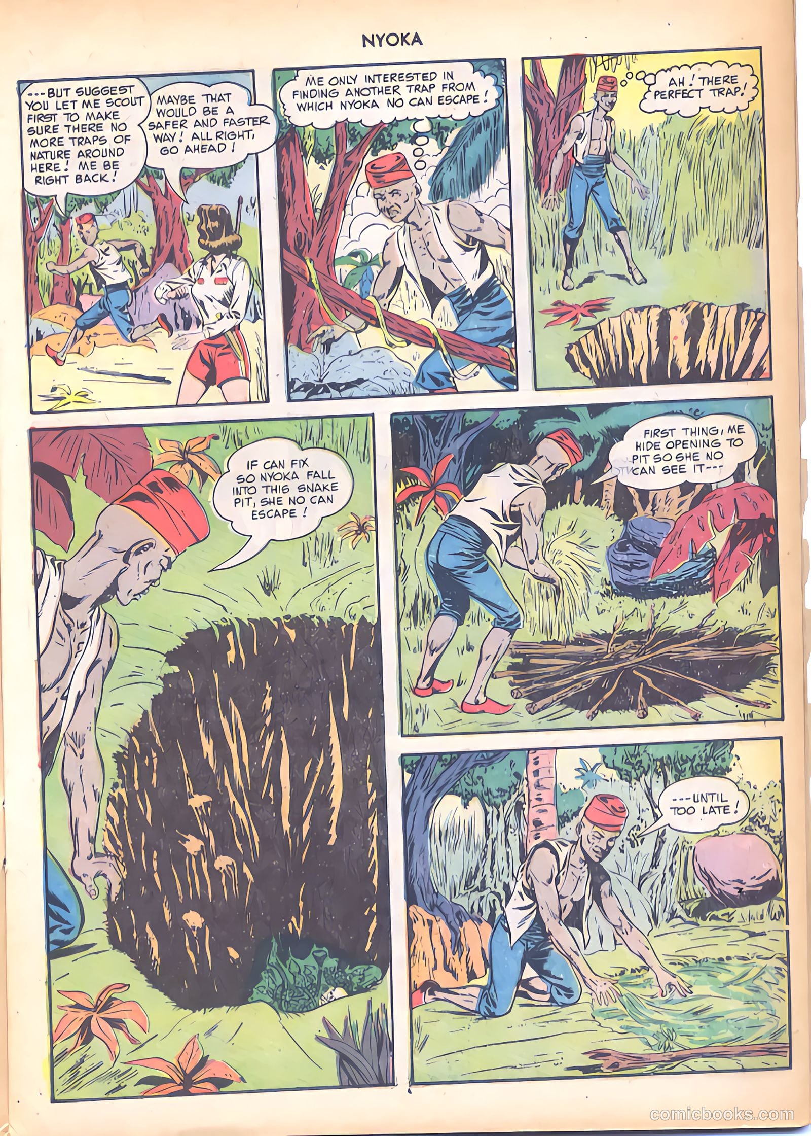 Nyoka the Jungle Girl #38 (1949) — page 15 of 52