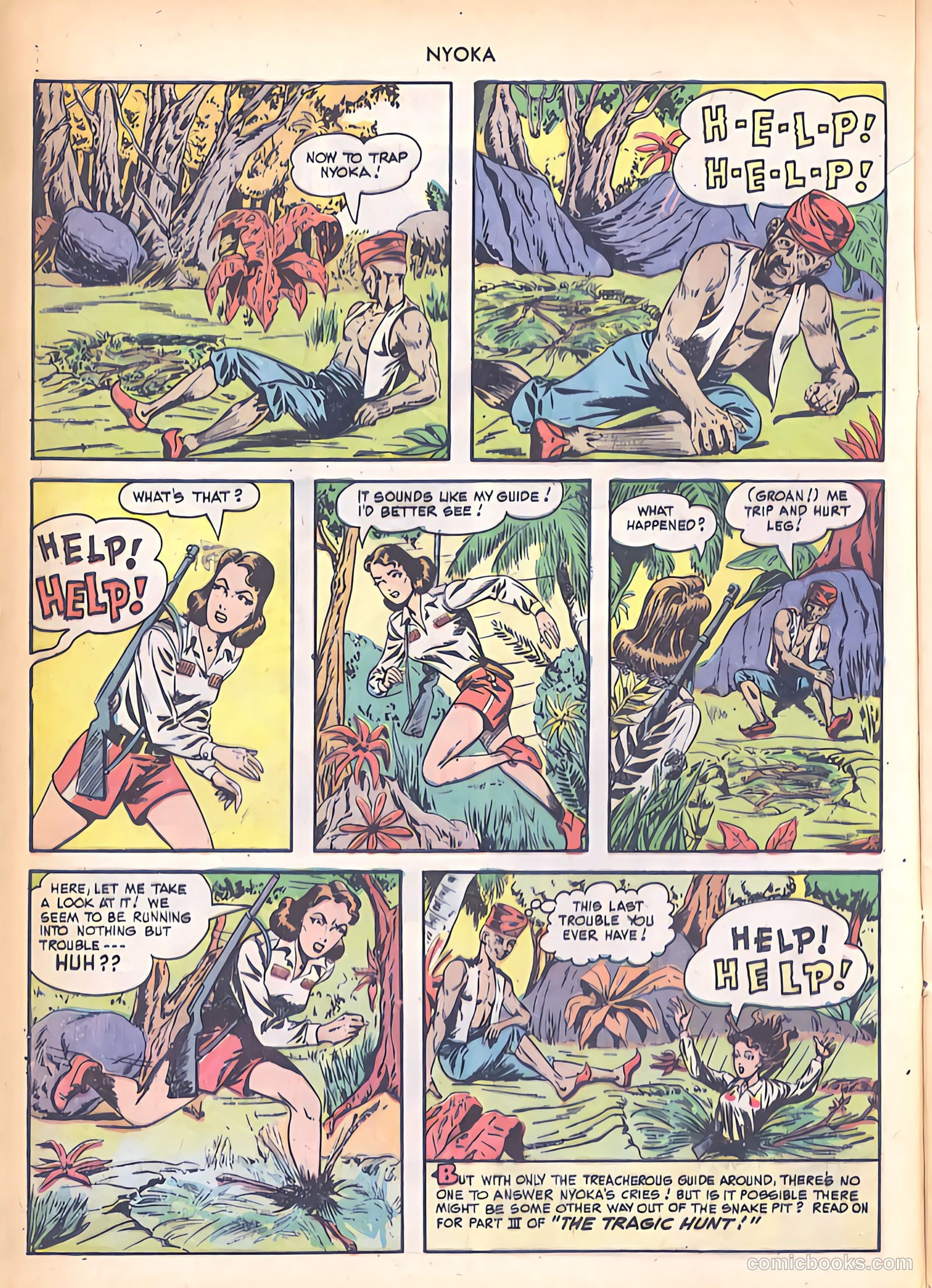 Nyoka the Jungle Girl #38 (1949) — page 16 of 52