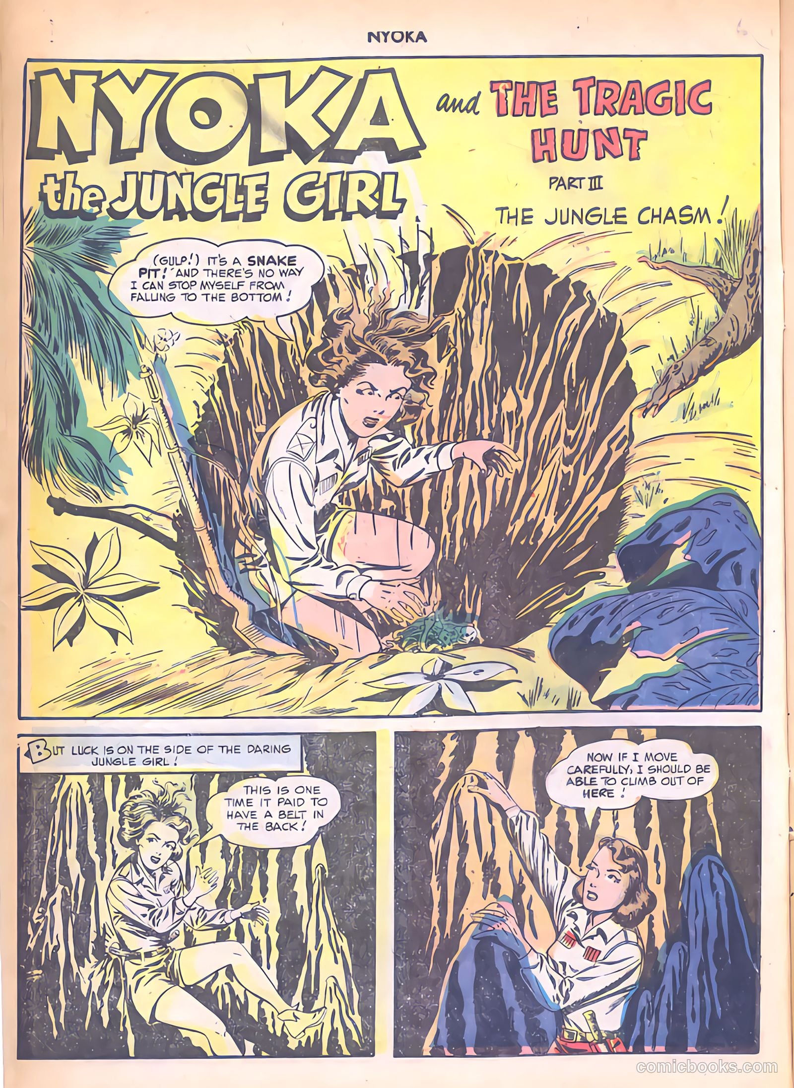 Nyoka the Jungle Girl #38 (1949) — page 18 of 52