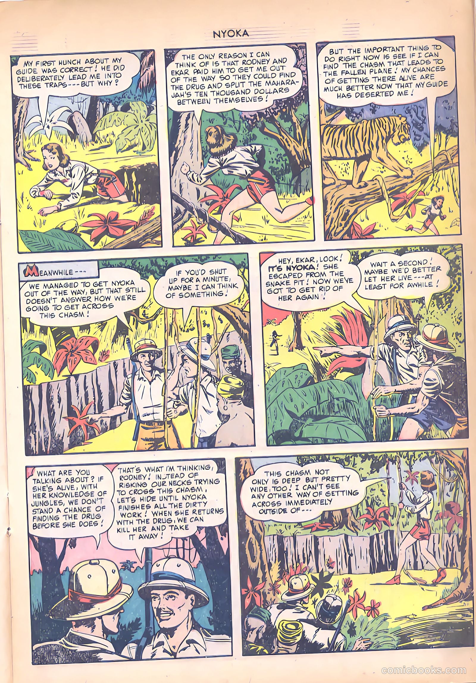 Nyoka the Jungle Girl #38 (1949) — page 19 of 52