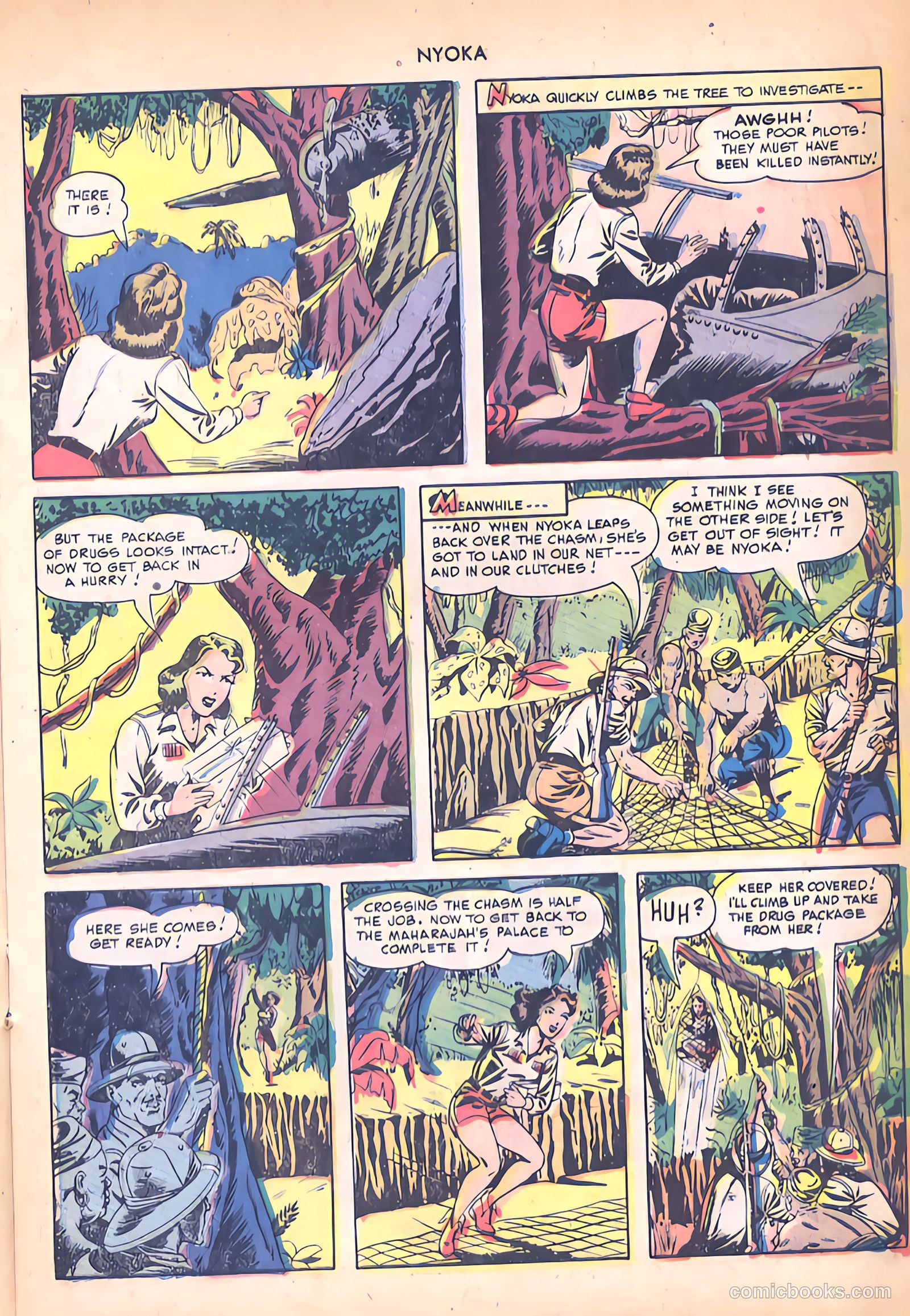Nyoka the Jungle Girl #38 (1949) — page 21 of 52