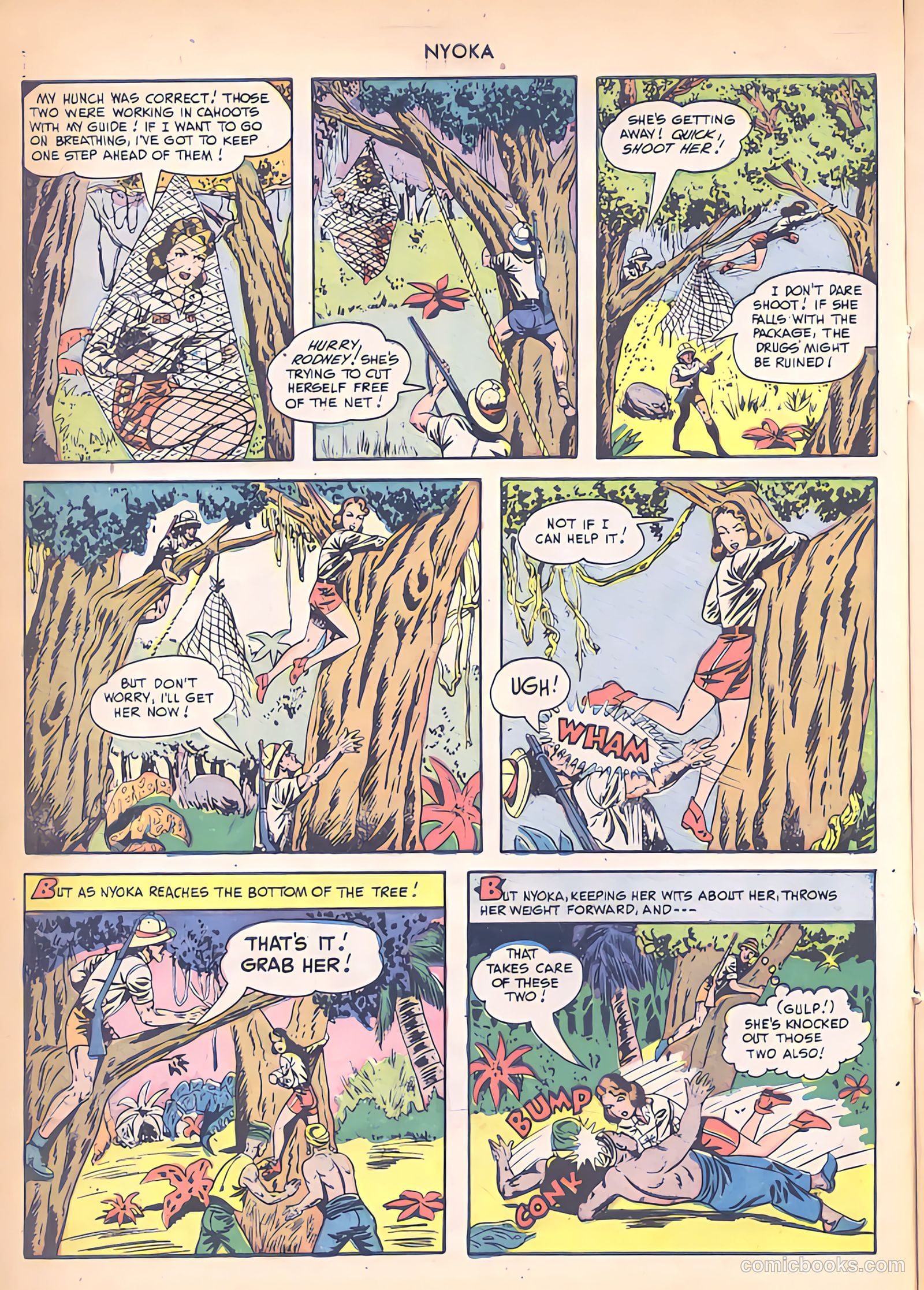 Nyoka the Jungle Girl #38 (1949) — page 22 of 52