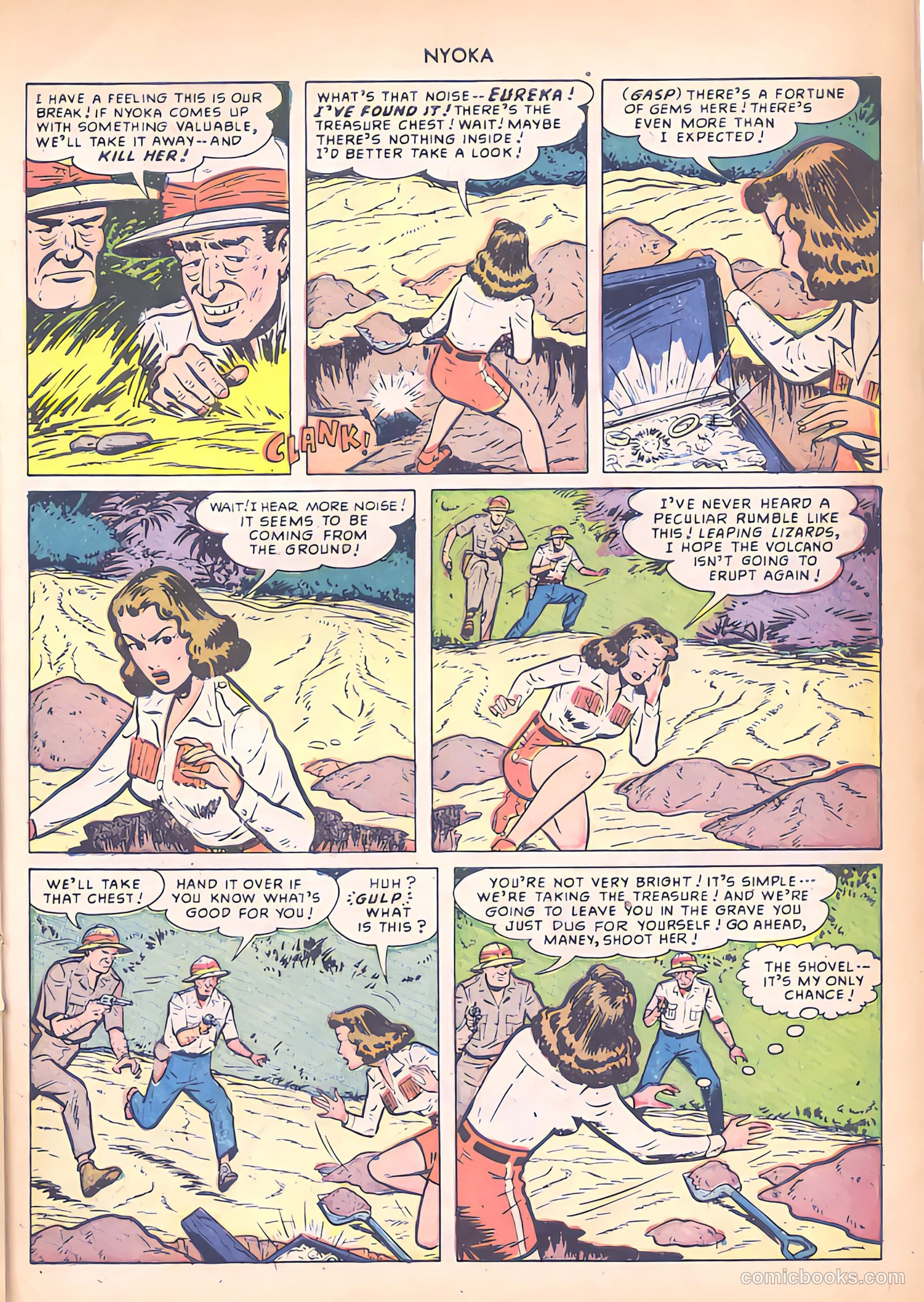 Nyoka the Jungle Girl #38 (1949) — page 31 of 52